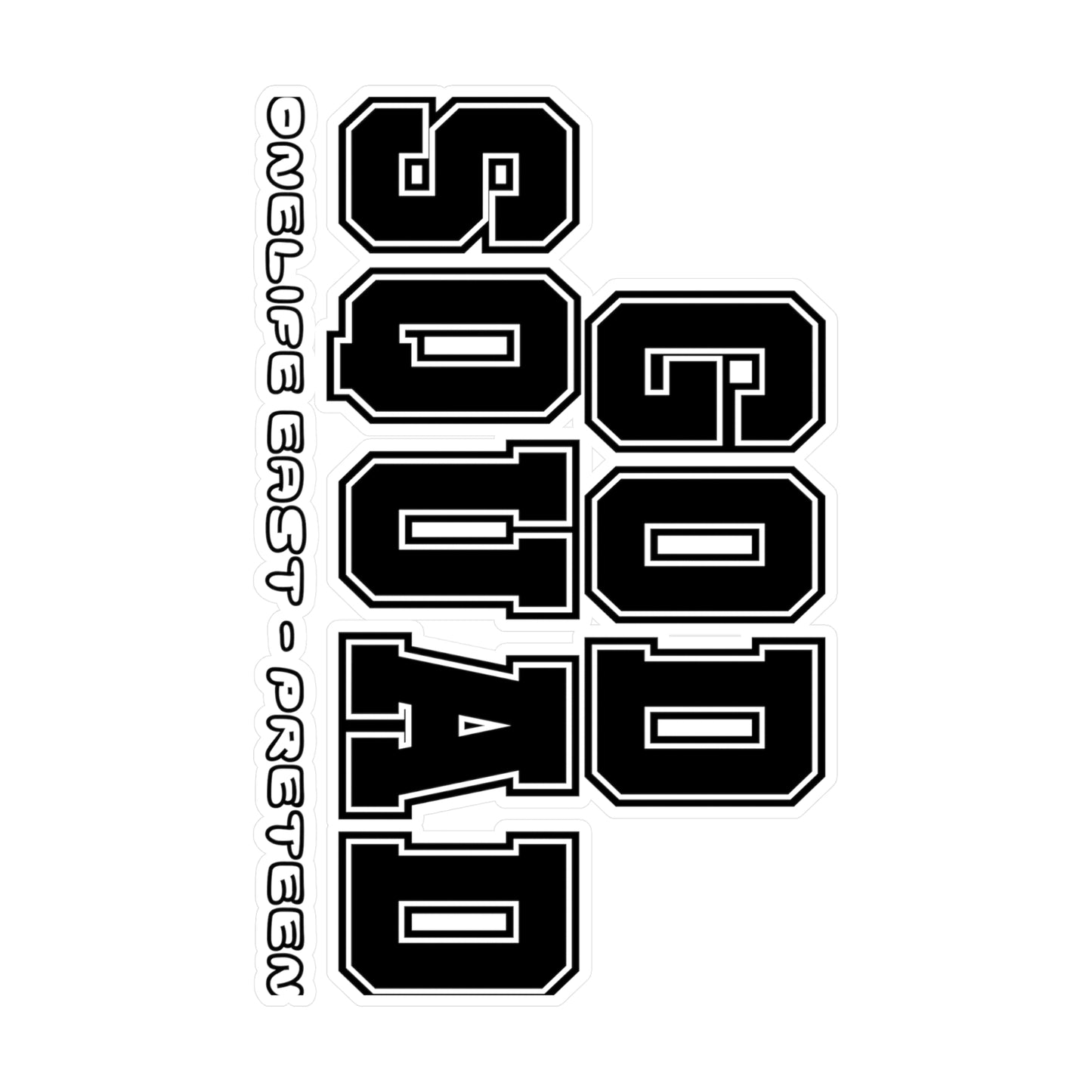 “God Squad” - Pre-Teen Room - Kiss-Cut Vinyl Decals