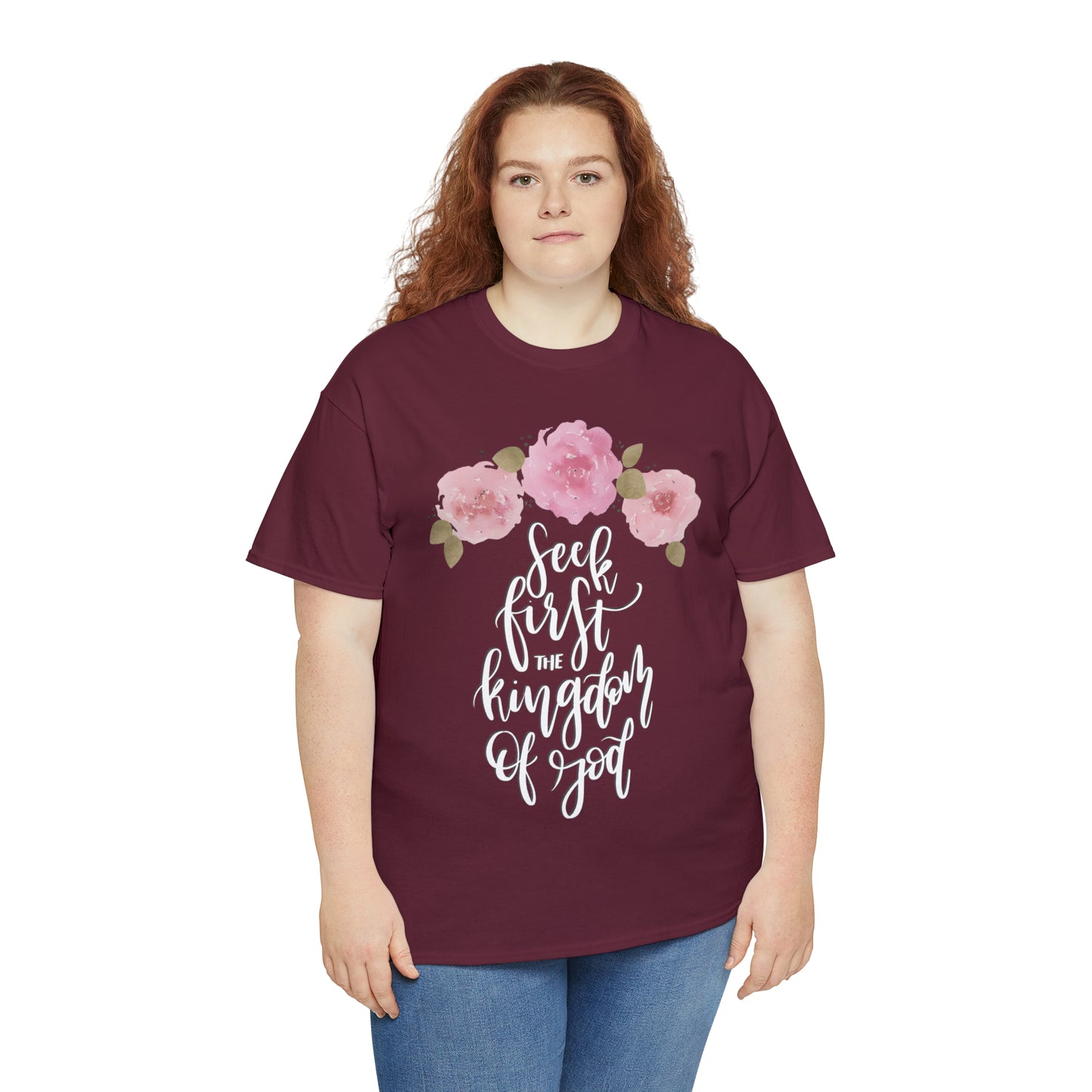 Seek First the Kingdom of God Unisex Heavy Cotton Tee