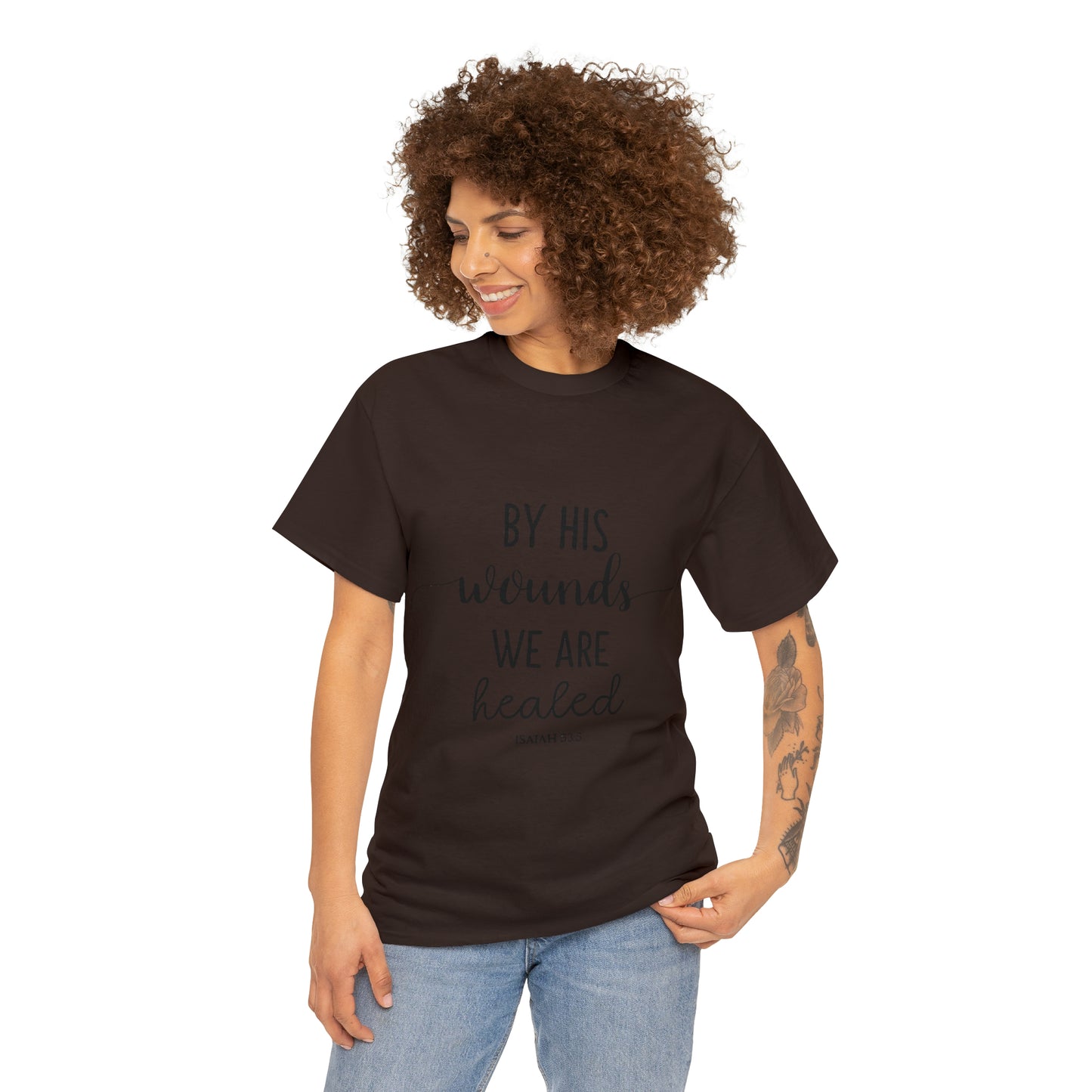 By HIS wounds we are healed - Isaiah - CR Celebrate Recovery Classic Logo - Ultra Cotton Long Sleeve Tee