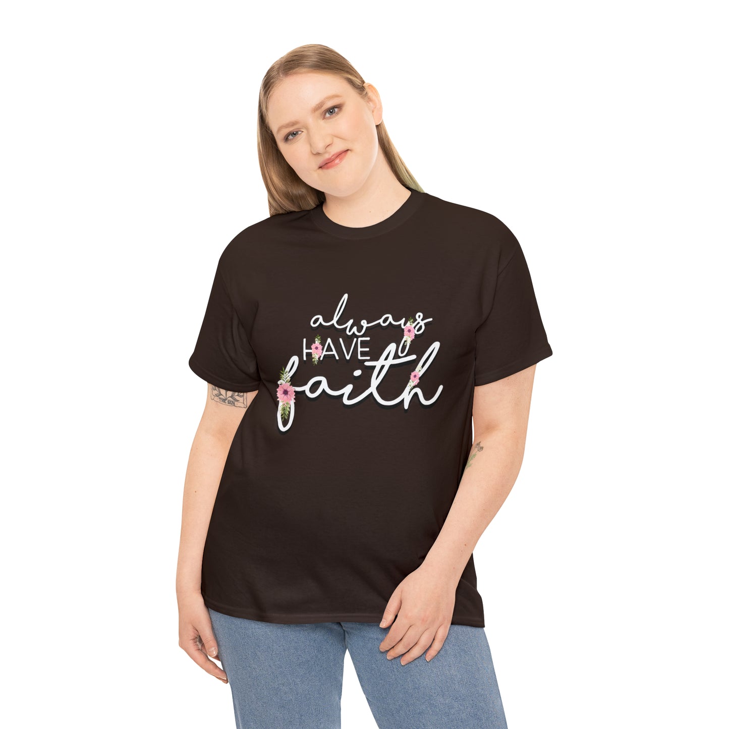 Don't be afraid, just Believe (Mark) - Unisex Heavy Cotton Short Sleeve Tee