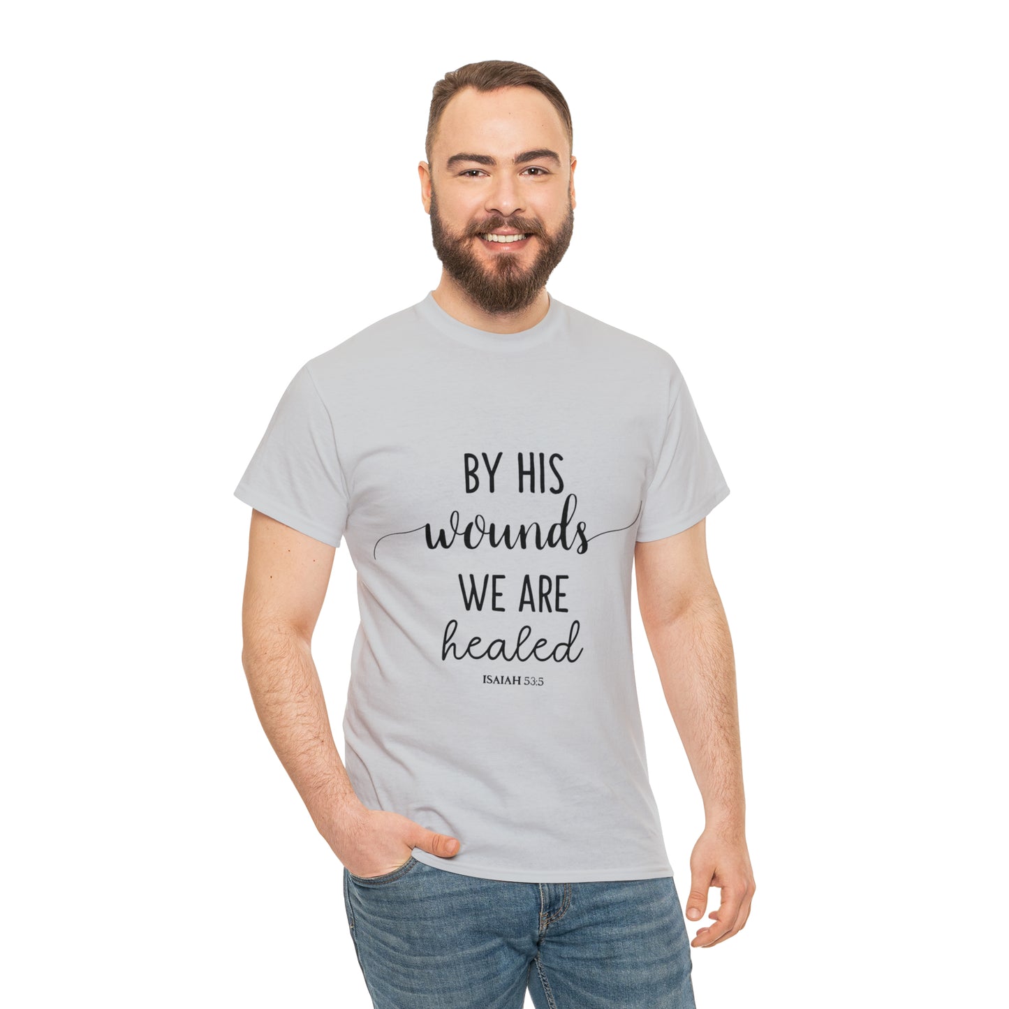 By HIS wounds we are healed - Isaiah - CR Celebrate Recovery Classic Logo - Ultra Cotton Long Sleeve Tee