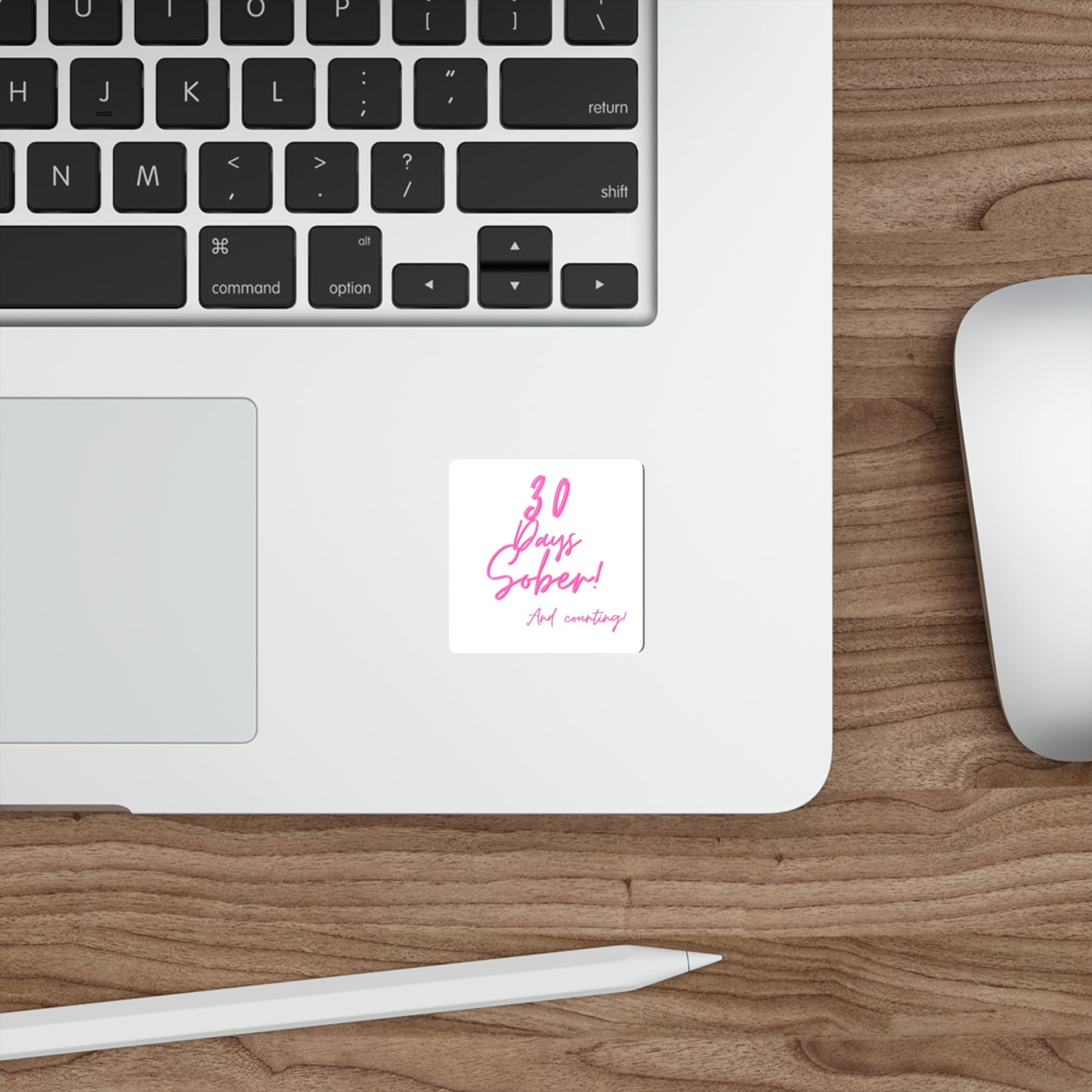 30 Days Sober and Counting Die-Cut Stickers