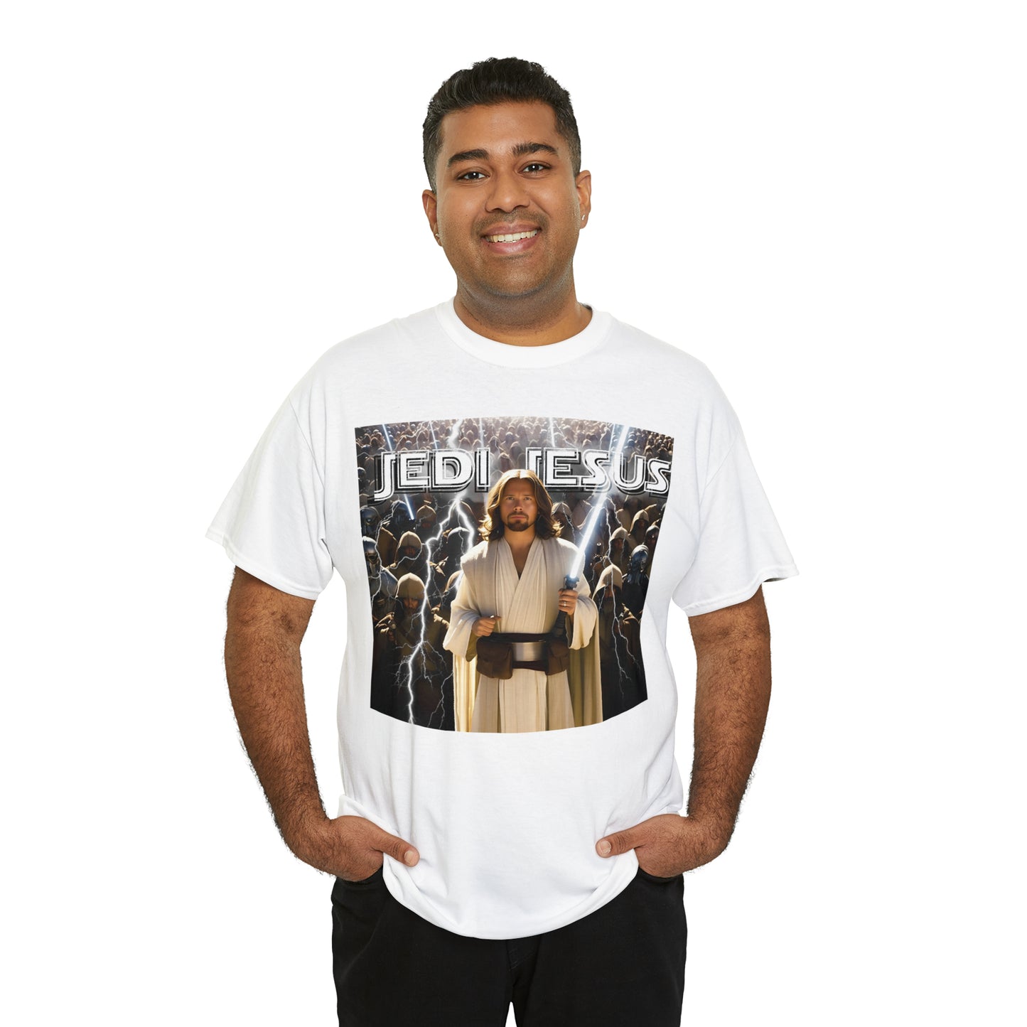 Jedi Jesus Unisex Heavy Cotton Tee