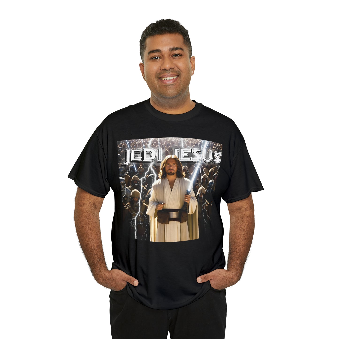 Jedi Jesus Unisex Heavy Cotton Tee