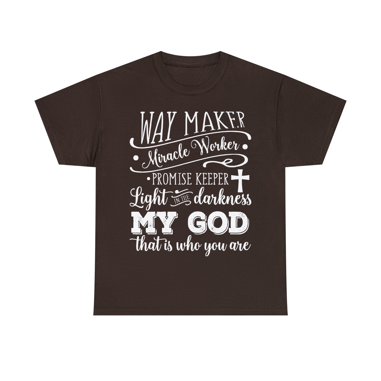 Waymaker Miracle Worker - Unisex Heavy Cotton Short Sleeve Tee