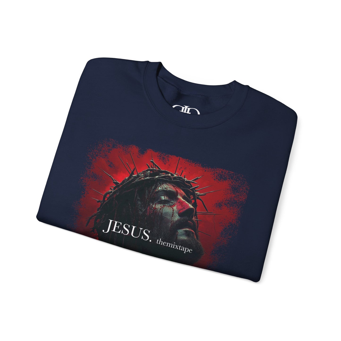 JESUS. themixtape” Crewneck Sweatshirt — Disciple Dad Official Faith Streetwear