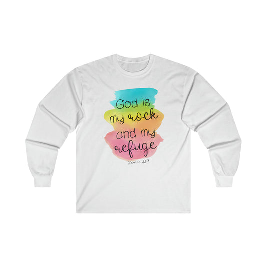 God is my rock and my refuge - Ultra Cotton Long Sleeve Tee