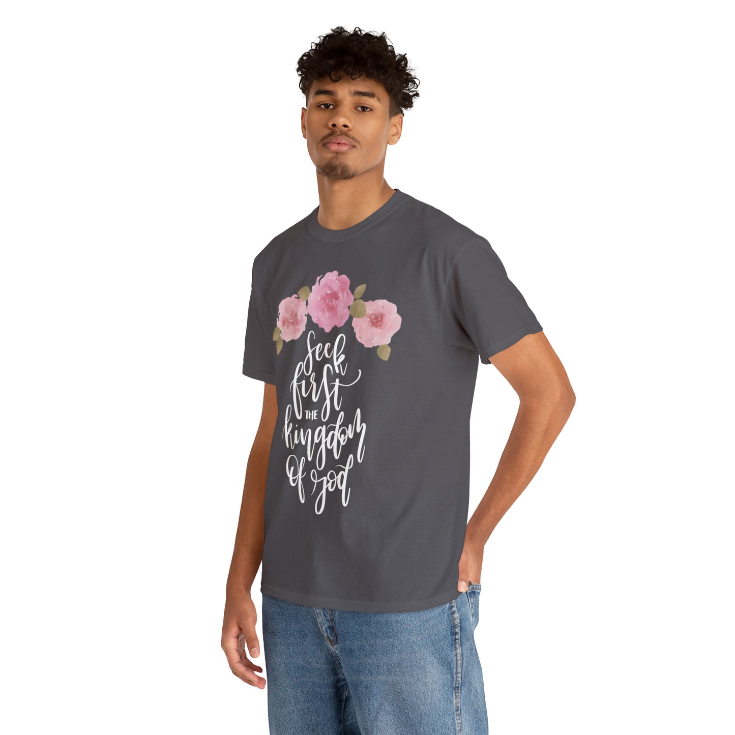 Seek First the Kingdom of God Unisex Heavy Cotton Tee