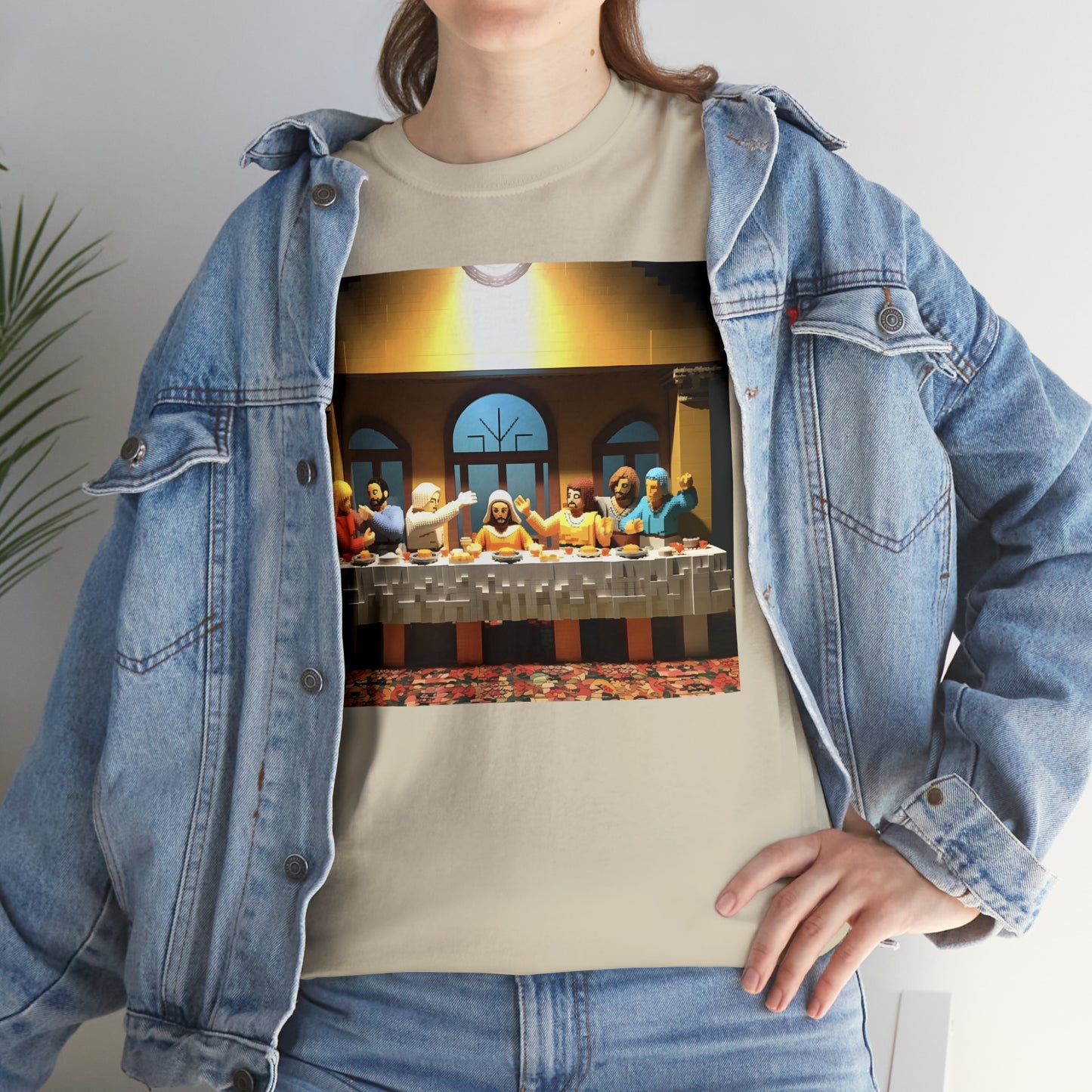 “The Last Supper” LEGO BOX SET -  Unisex Heavy Cotton Tee
