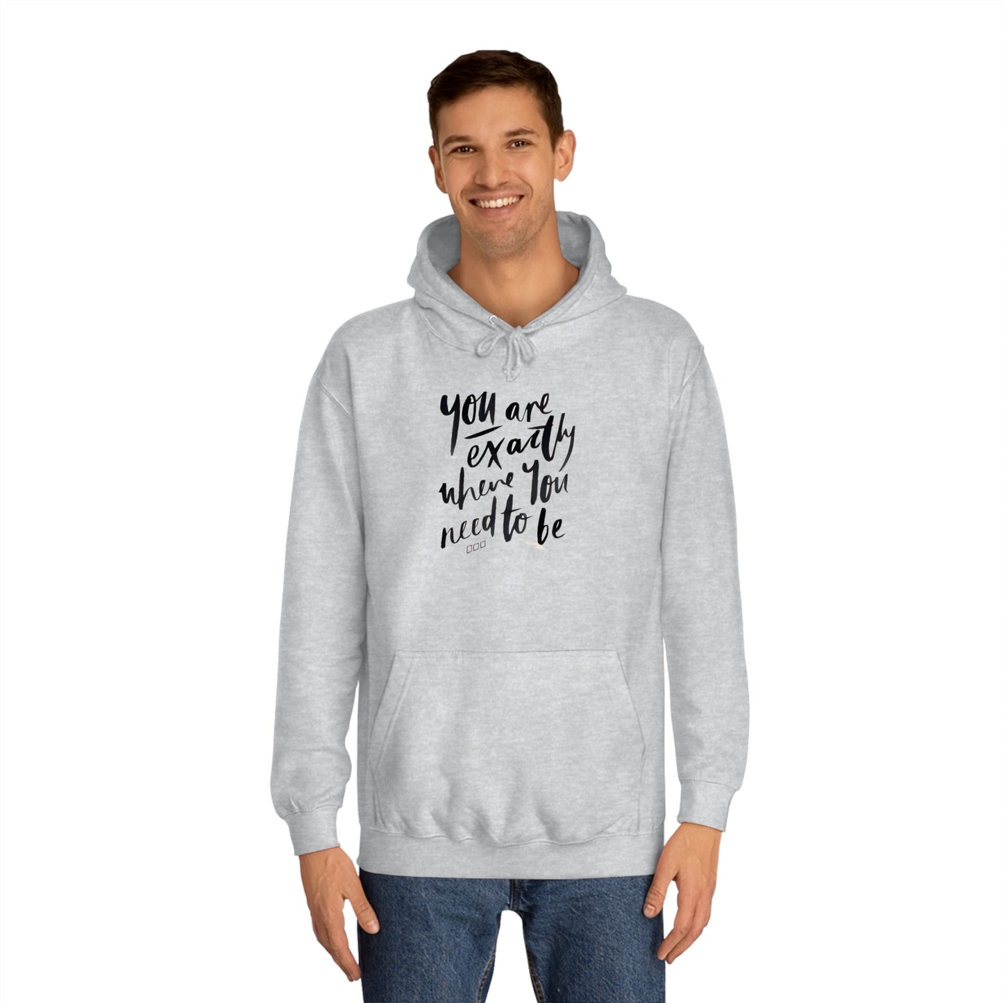 You are EXACTLY where you need to be - CR Celebrate Recovery Classic Logo - Ultra Cotton Long Sleeve Tee
