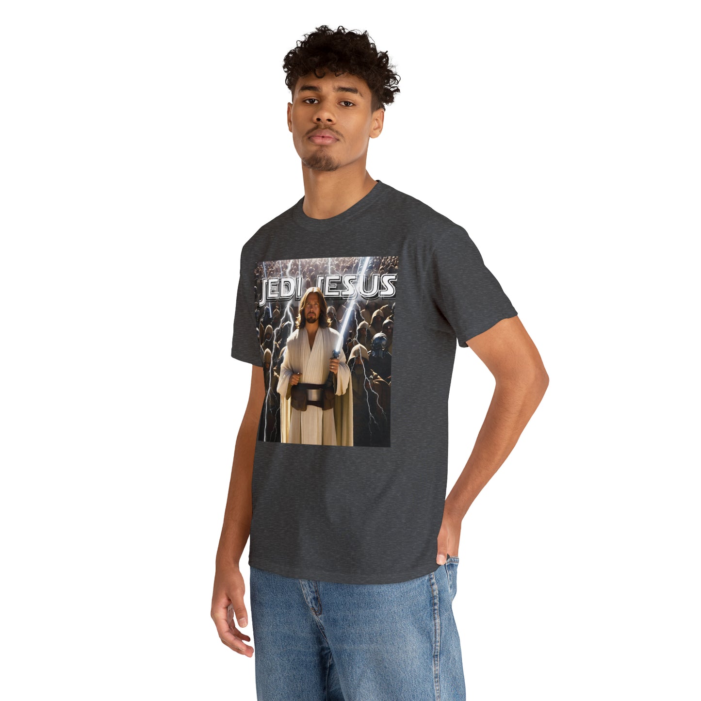 Jedi Jesus Unisex Heavy Cotton Tee