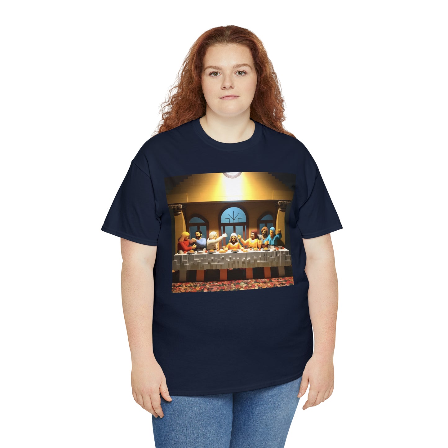 “The Last Supper” LEGO BOX SET -  Unisex Heavy Cotton Tee