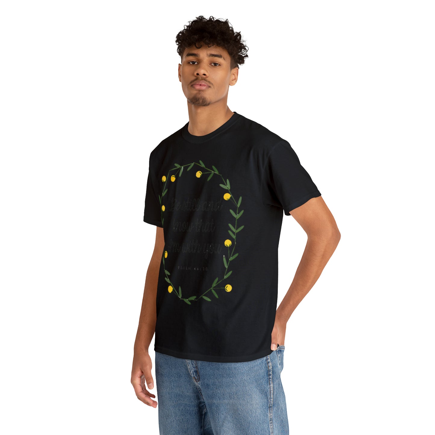 Be still and know that I am with you - Psalm Unisex Heavy Cotton Tee