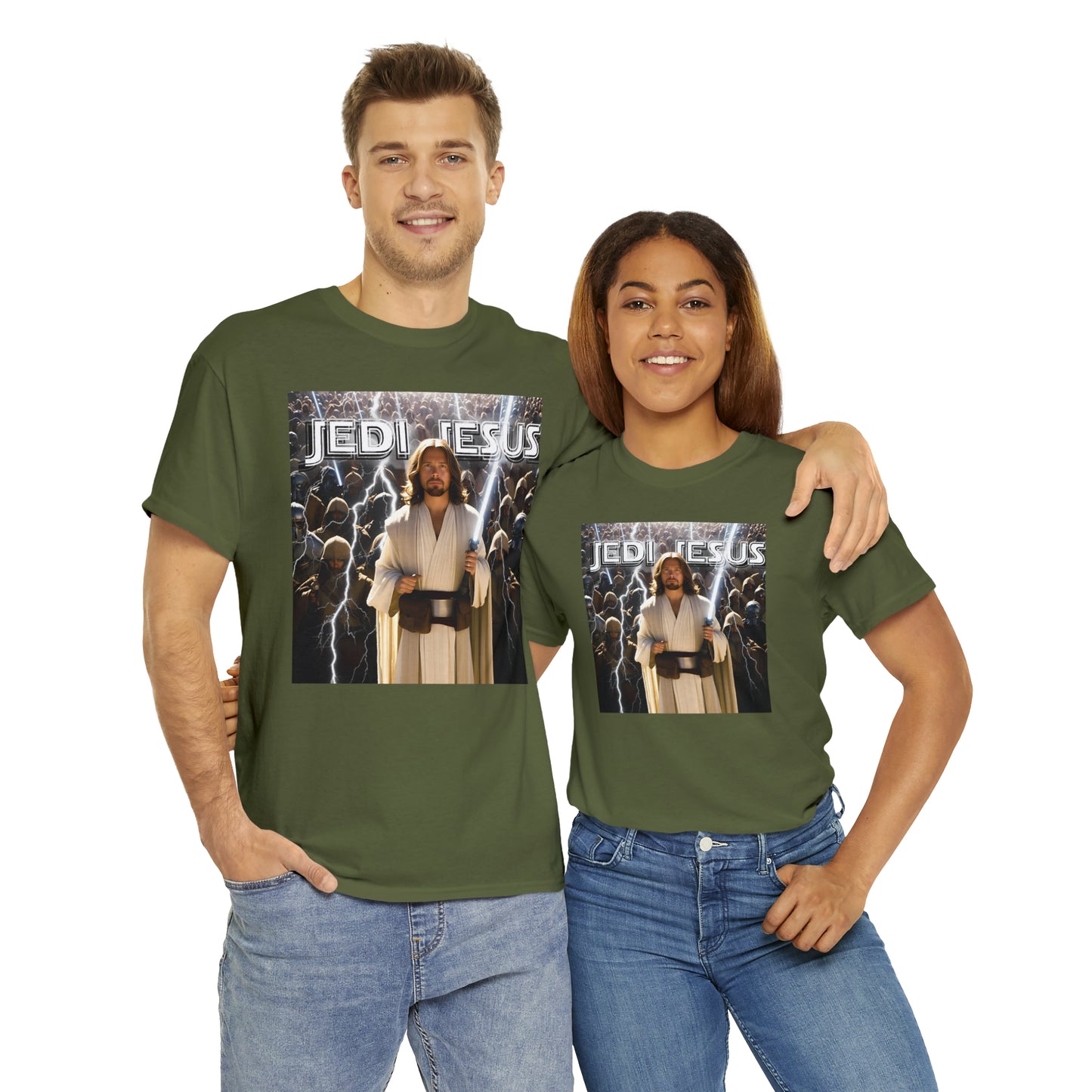 Jedi Jesus Unisex Heavy Cotton Tee