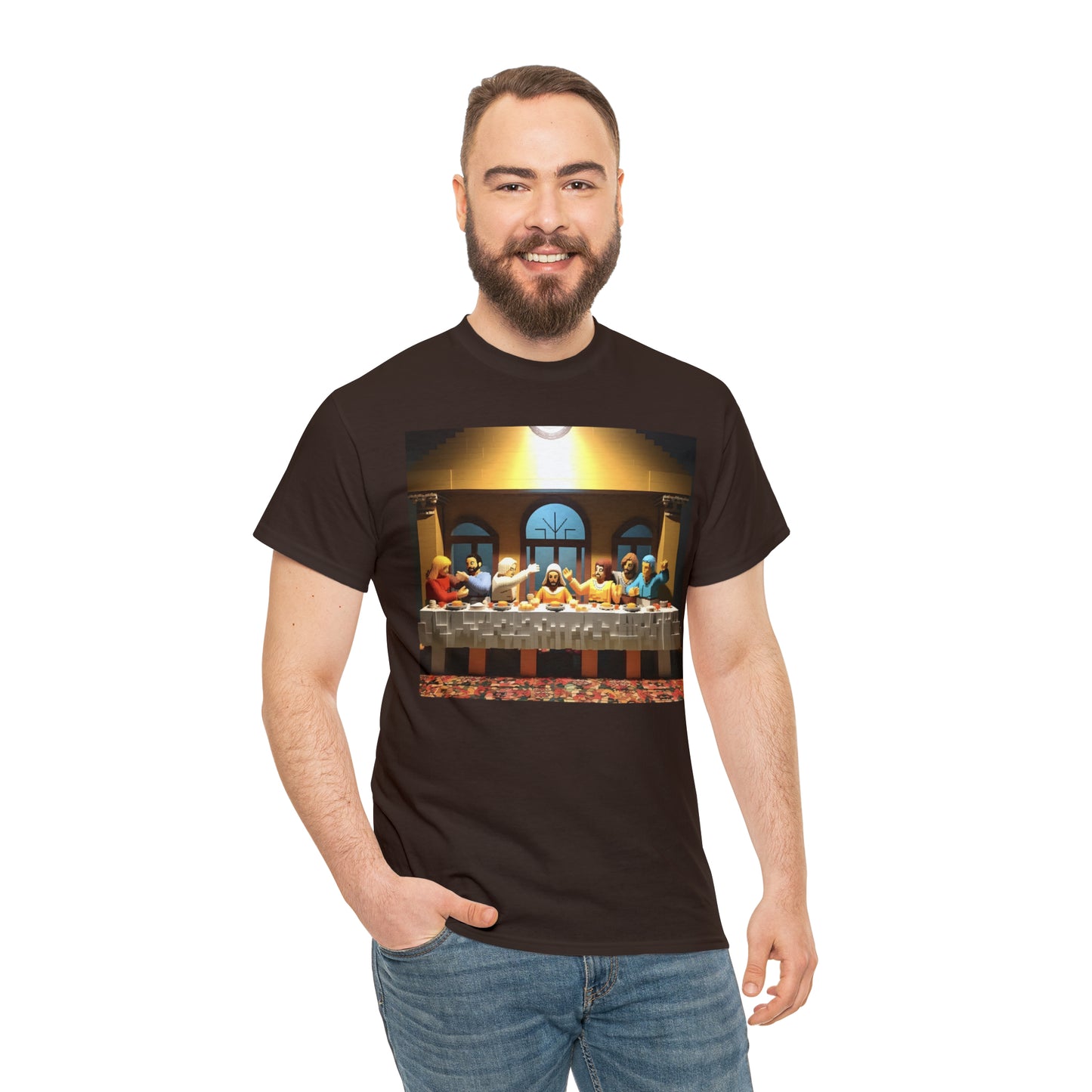 “The Last Supper” LEGO BOX SET -  Unisex Heavy Cotton Tee