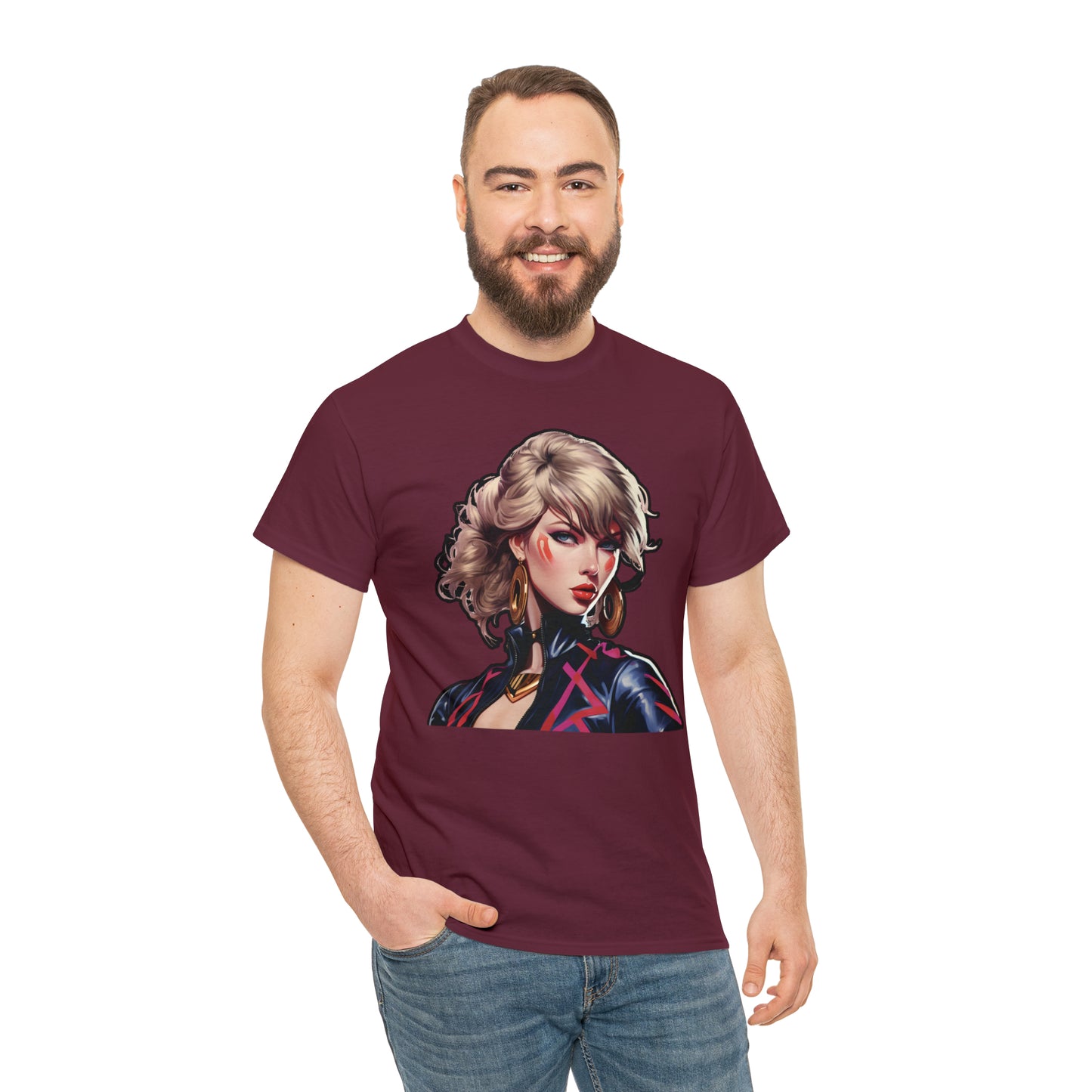 Anime Taylor Swift 2- Unisex Heavy Cotton Tee