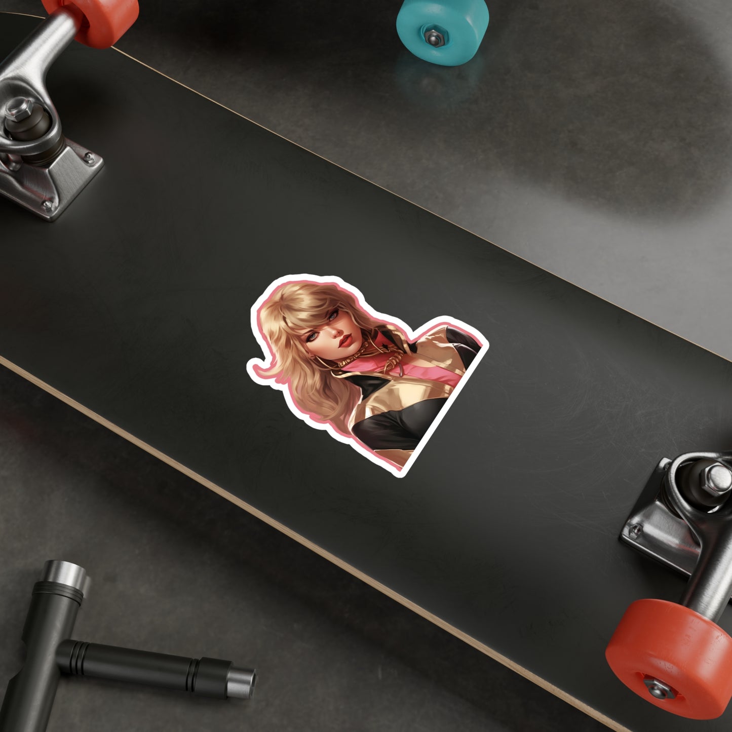 Anime Taylor Swift 4- Kiss-Cut Vinyl Decals