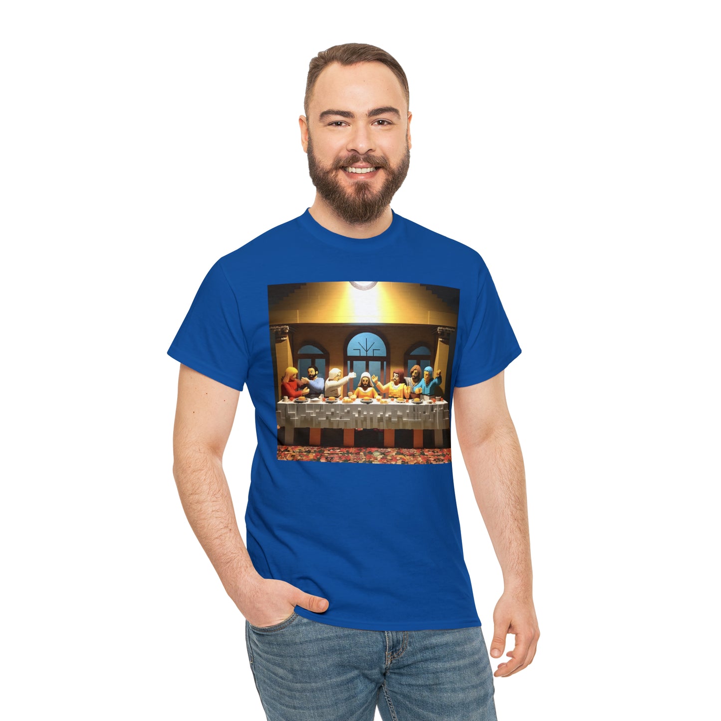 “The Last Supper” LEGO BOX SET -  Unisex Heavy Cotton Tee