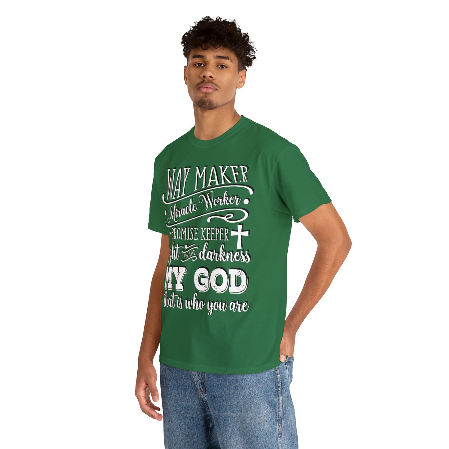 Waymaker Miracle Worker - Unisex Heavy Cotton Short Sleeve Tee