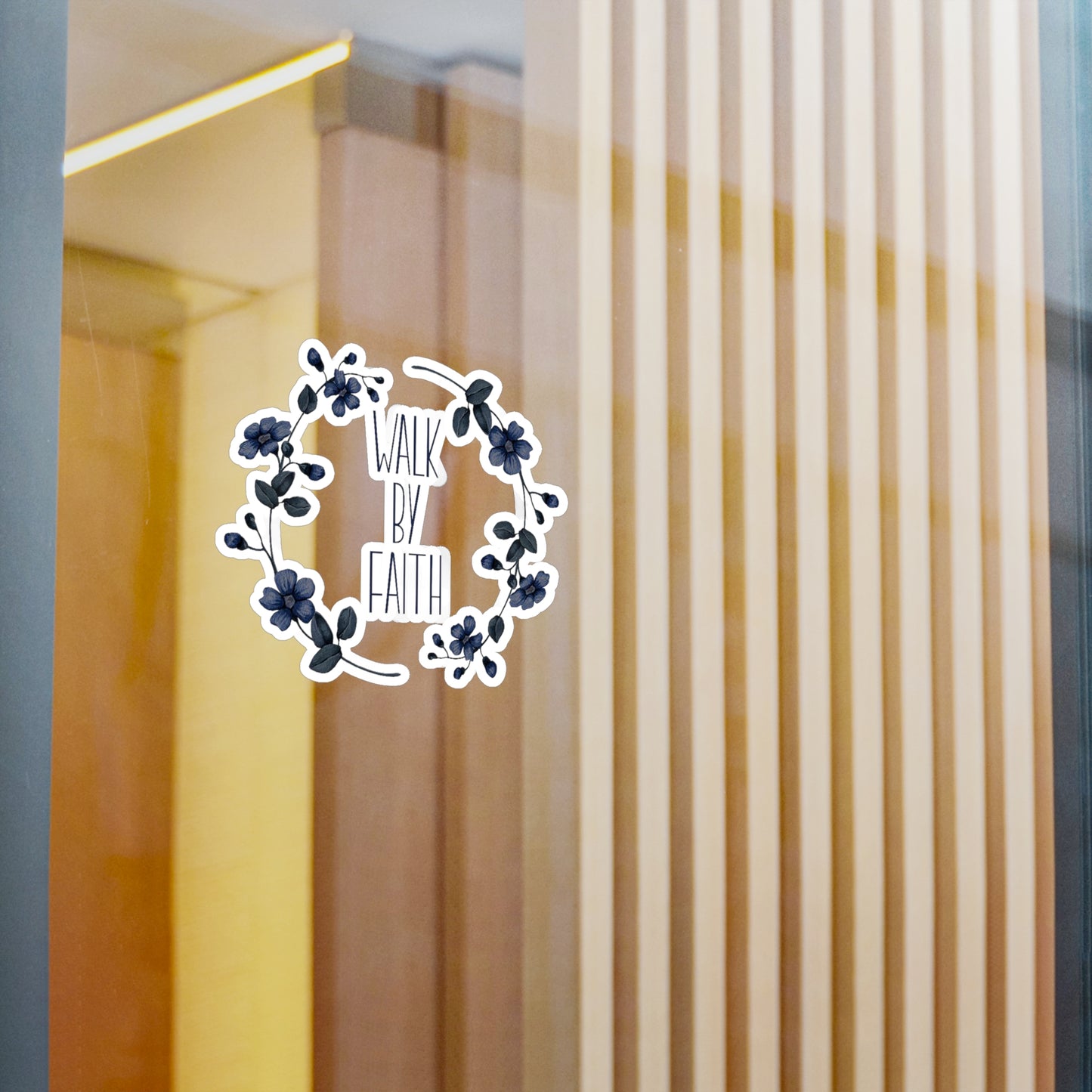 Walk by Faith Kiss-Cut Vinyl Decals