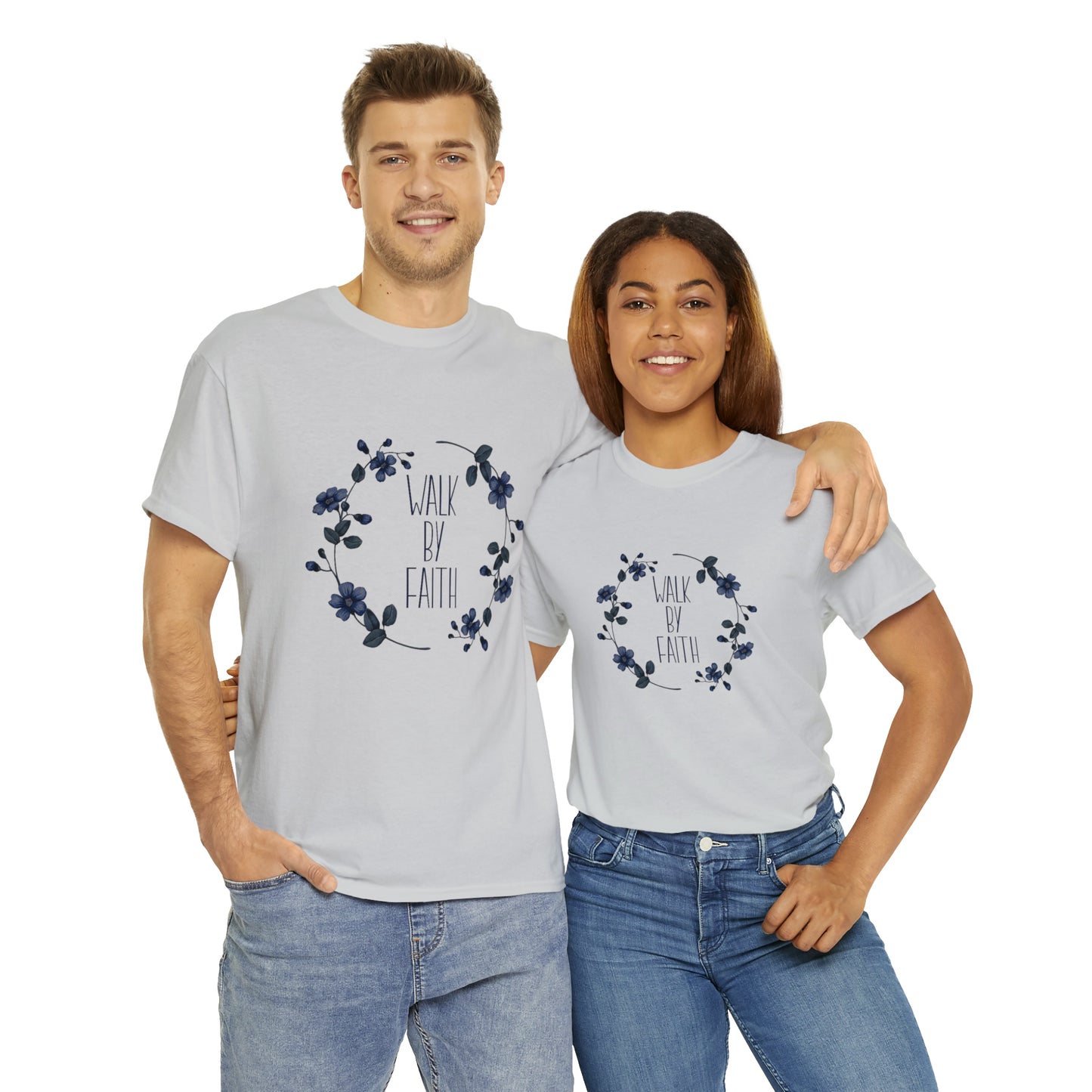 Walk by FAITH Unisex Heavy Cotton Tee