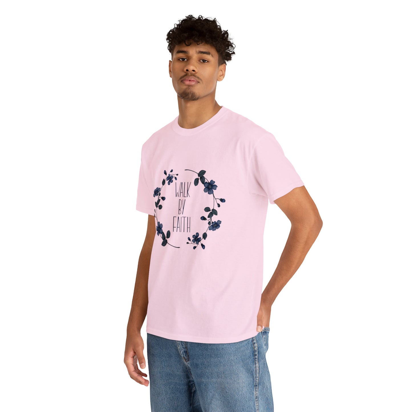 Walk by FAITH Unisex Heavy Cotton Tee
