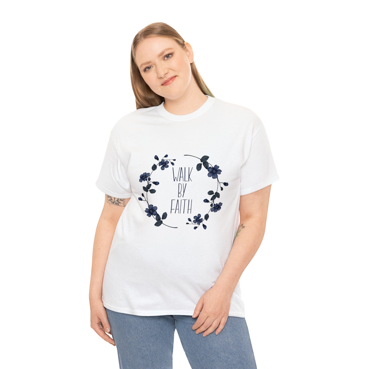 Walk by FAITH Unisex Heavy Cotton Tee