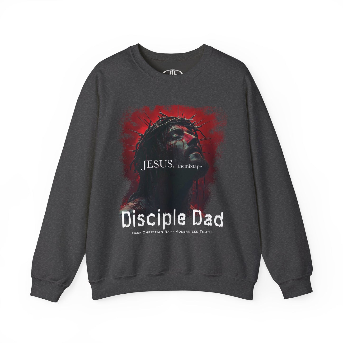 JESUS. themixtape” Crewneck Sweatshirt — Disciple Dad Official Faith Streetwear