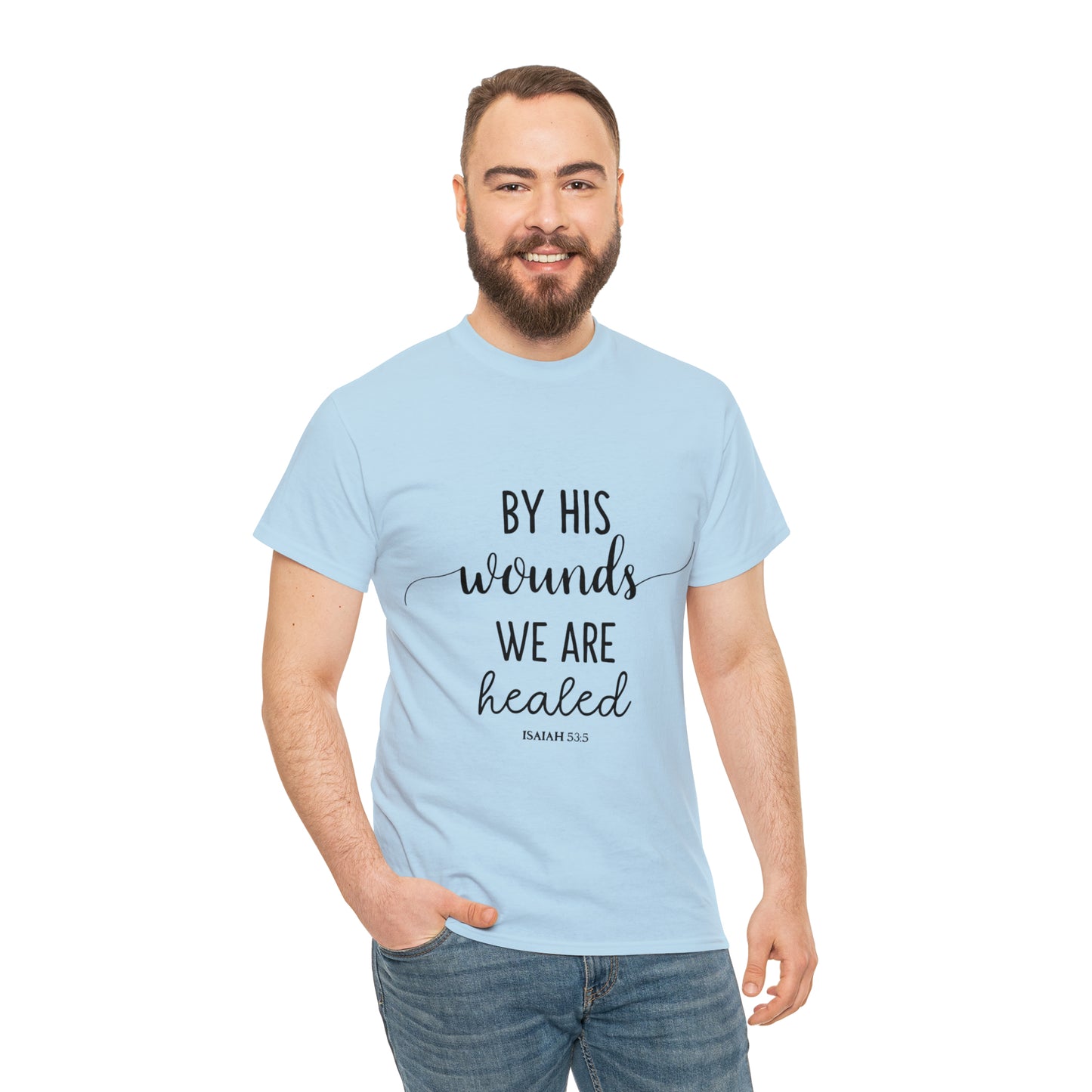 By HIS wounds we are healed - Isaiah - CR Celebrate Recovery Classic Logo - Ultra Cotton Long Sleeve Tee