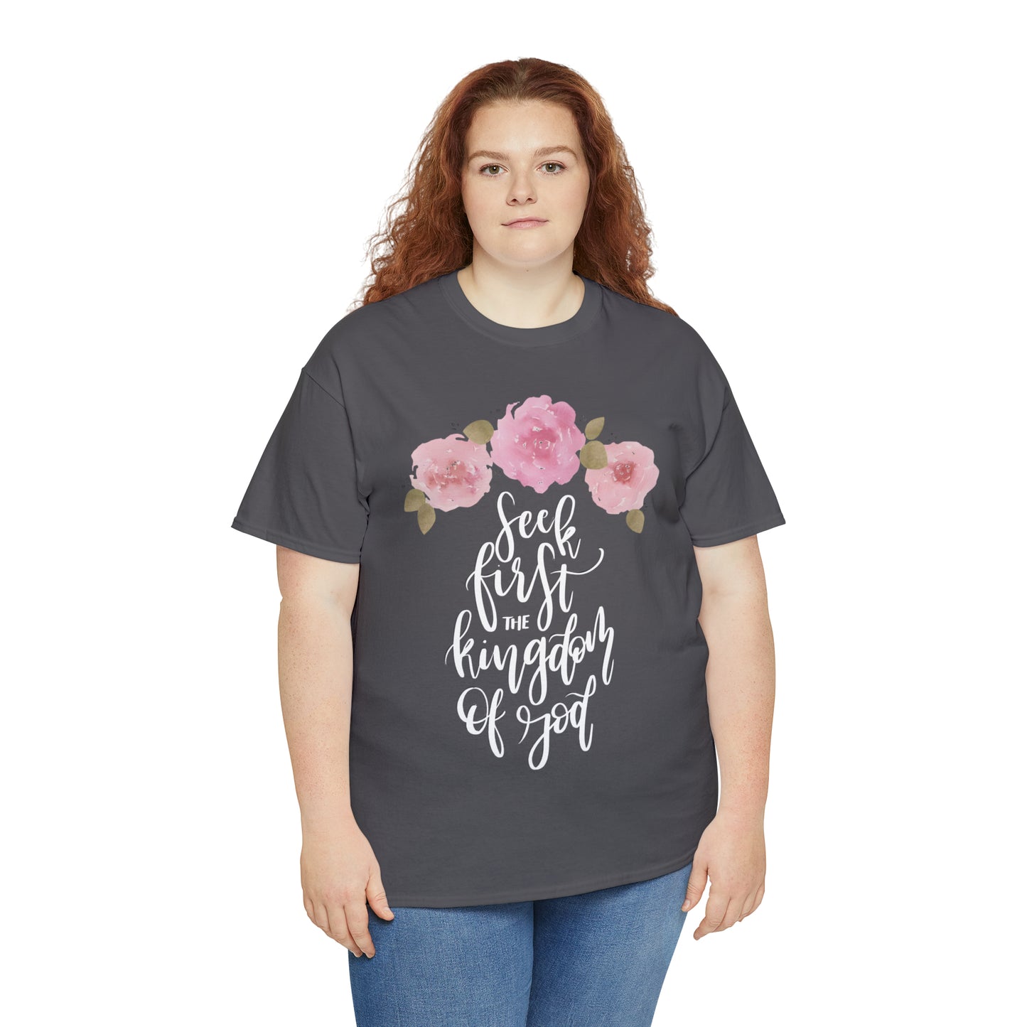 Seek First the Kingdom of God Unisex Heavy Cotton Tee