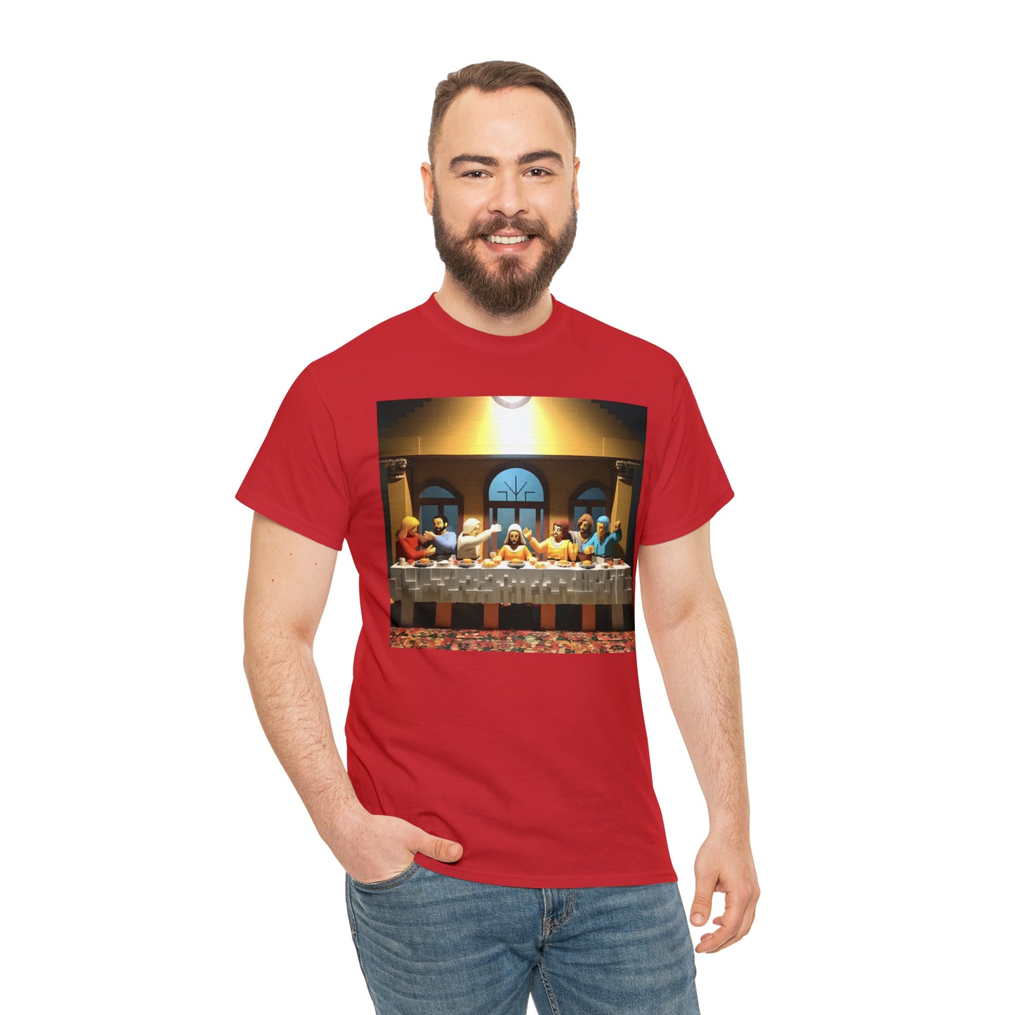 “The Last Supper” LEGO BOX SET -  Unisex Heavy Cotton Tee