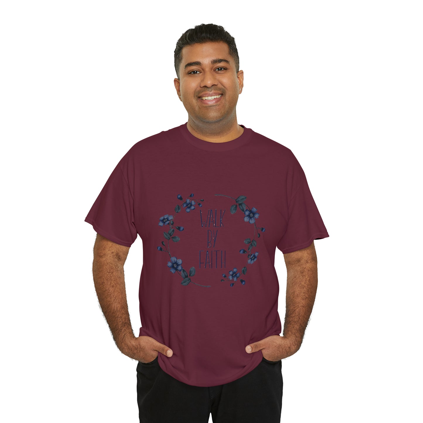 Walk by FAITH Unisex Heavy Cotton Tee