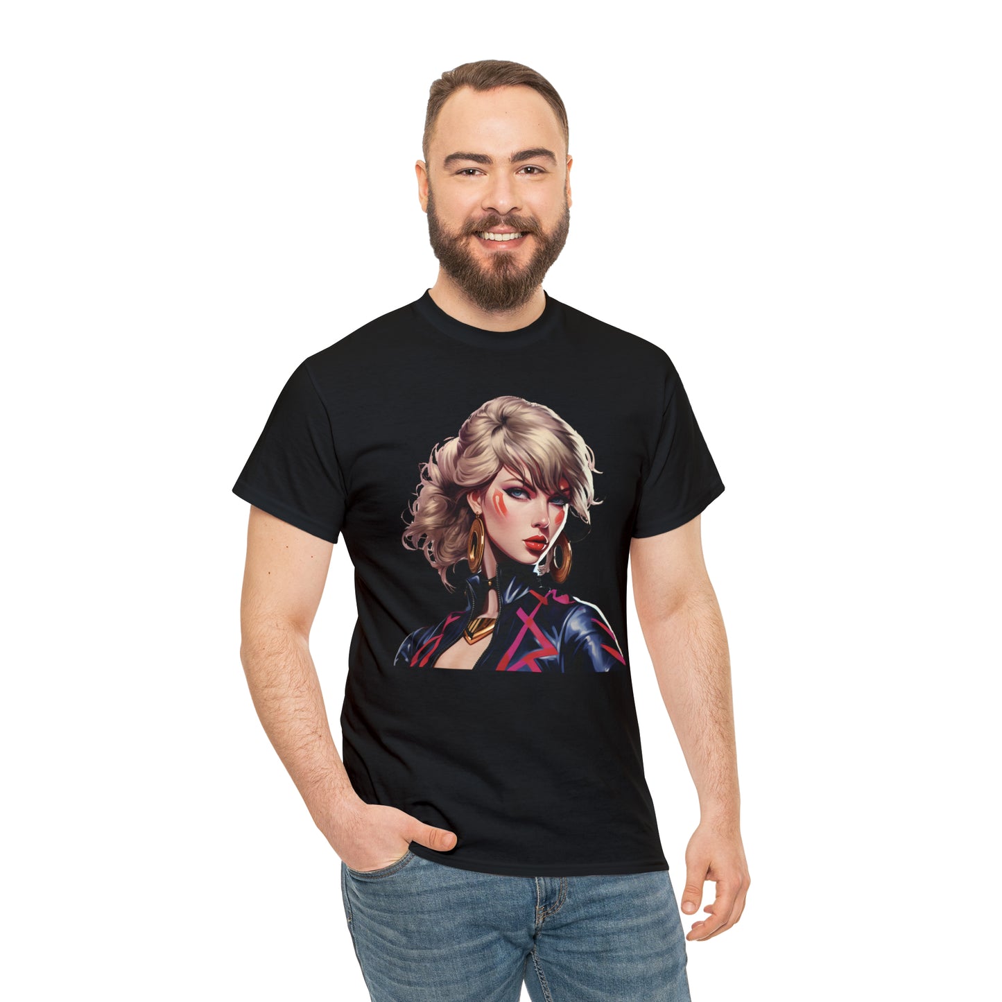 Anime Taylor Swift 2- Unisex Heavy Cotton Tee
