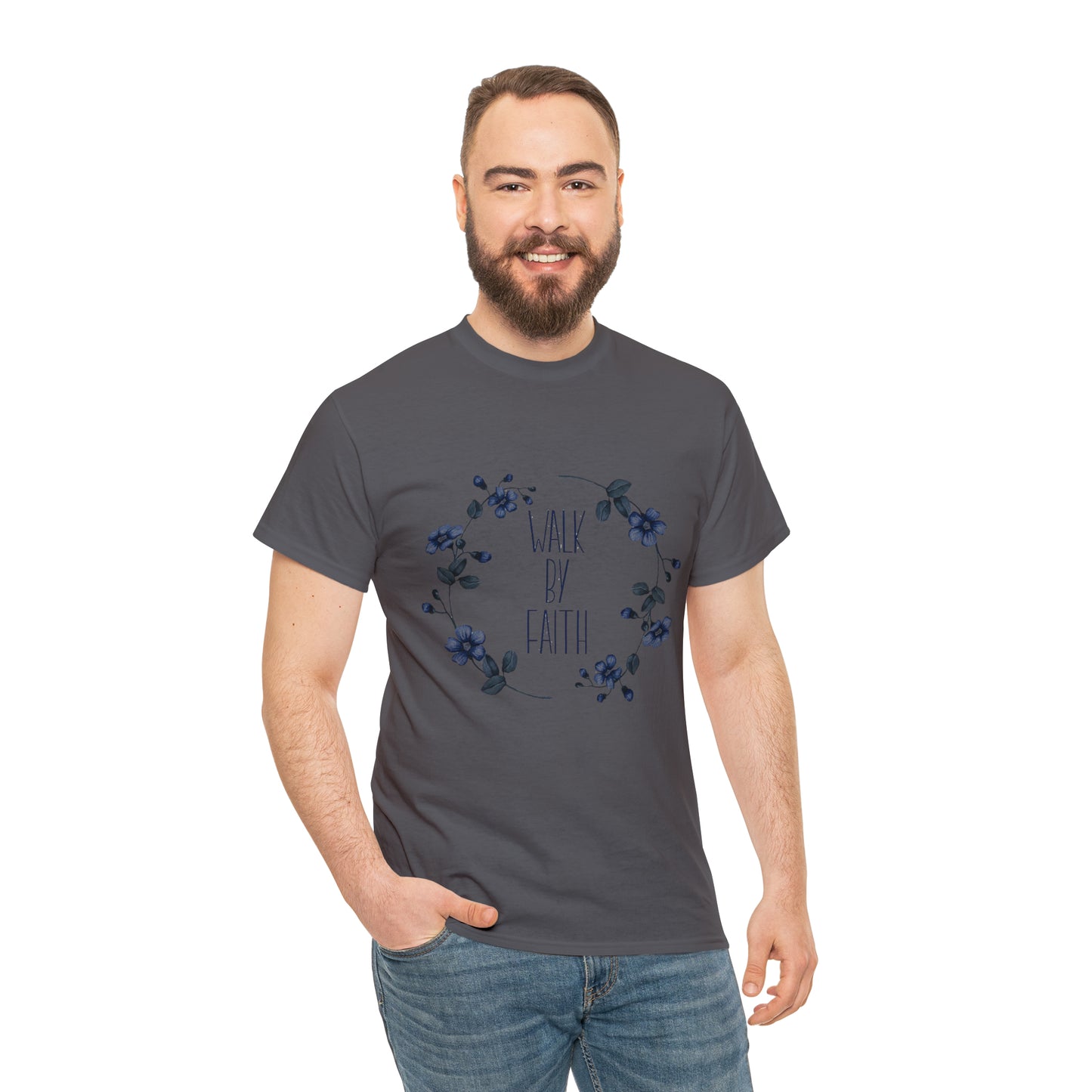 Walk by FAITH Unisex Heavy Cotton Tee