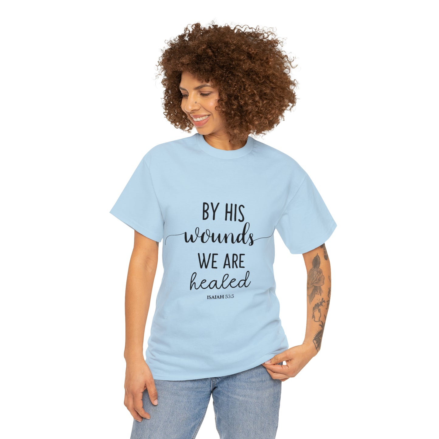 By HIS wounds we are healed - Isaiah - CR Celebrate Recovery Classic Logo - Ultra Cotton Long Sleeve Tee
