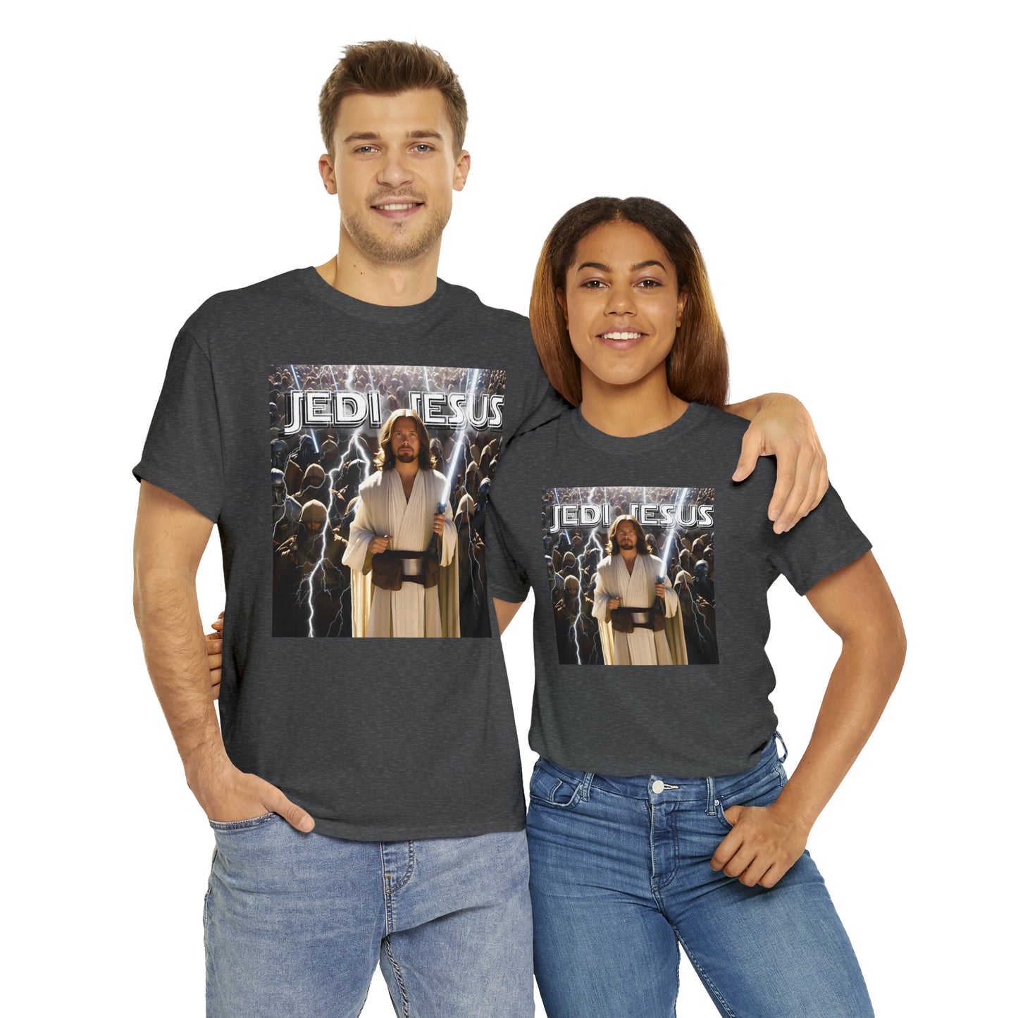 Jedi Jesus Unisex Heavy Cotton Tee