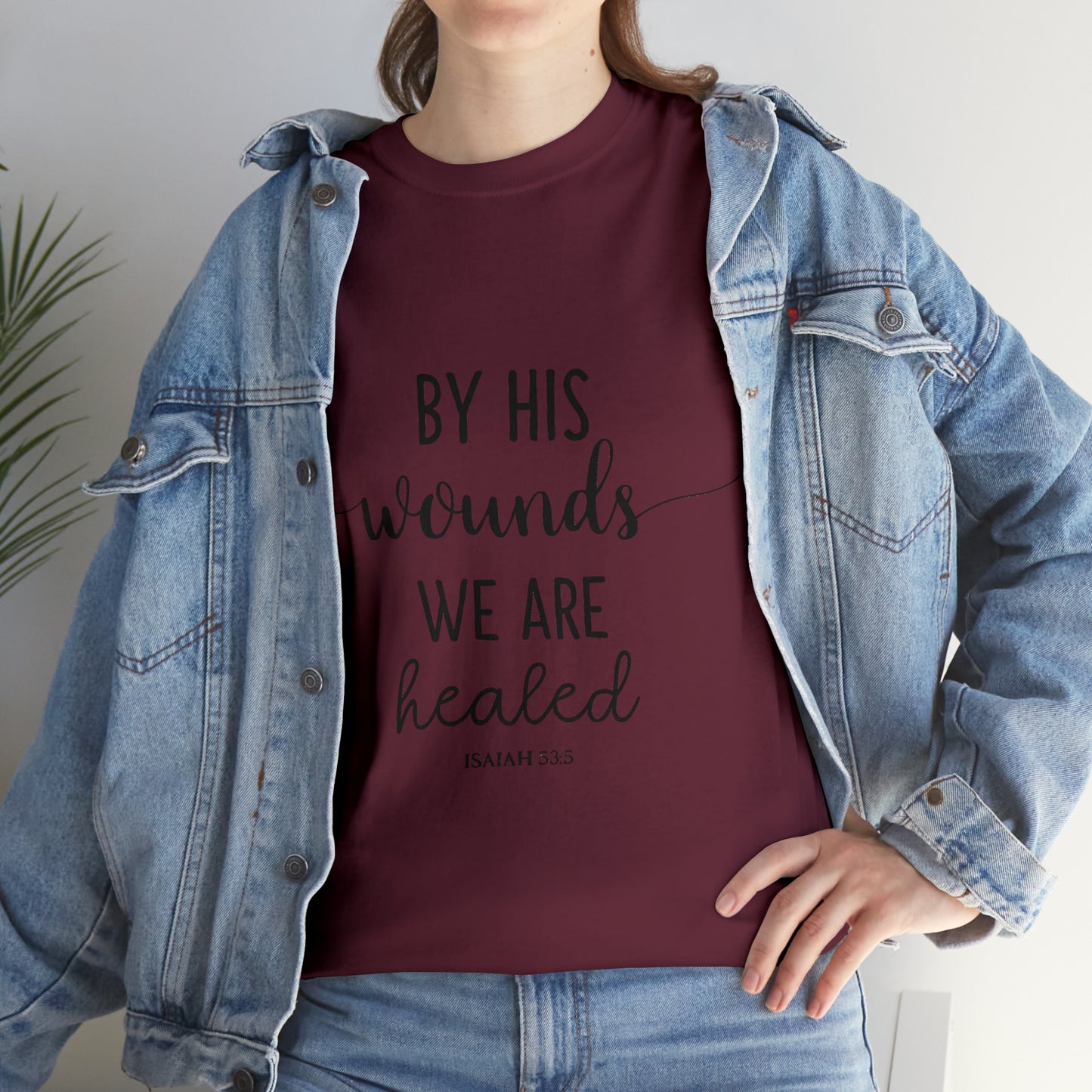 By HIS wounds we are healed - Isaiah - CR Celebrate Recovery Classic Logo - Ultra Cotton Long Sleeve Tee