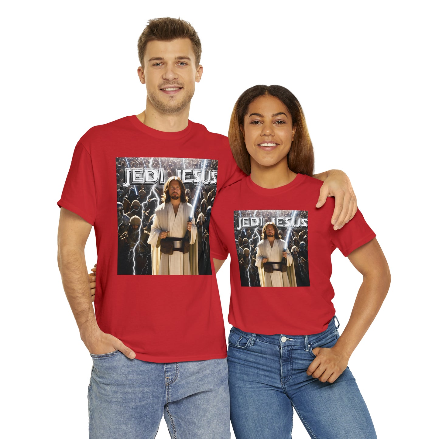 Jedi Jesus Unisex Heavy Cotton Tee