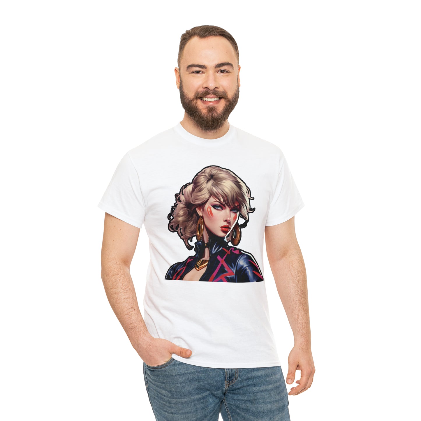 Anime Taylor Swift 2- Unisex Heavy Cotton Tee