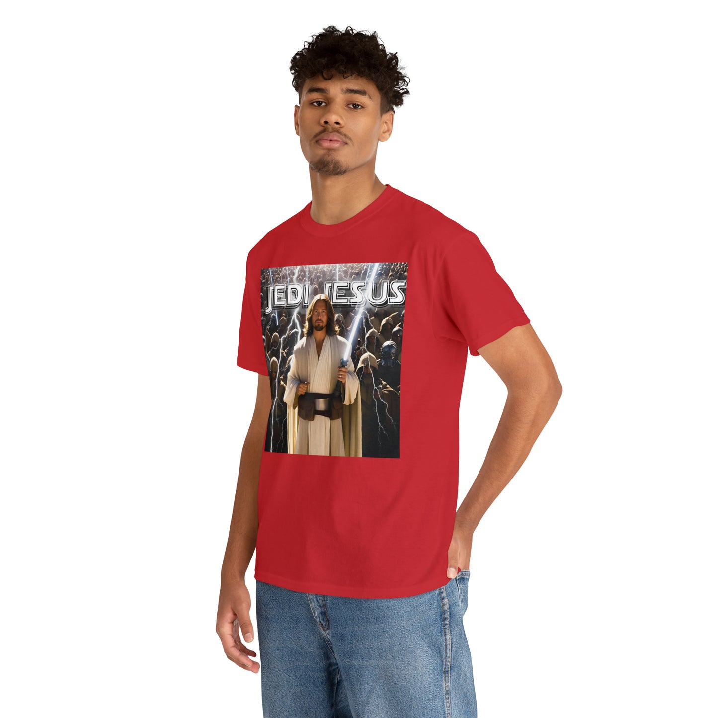 Jedi Jesus Unisex Heavy Cotton Tee