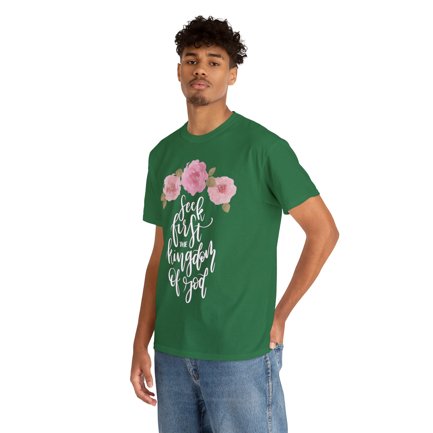 Seek First the Kingdom of God Unisex Heavy Cotton Tee