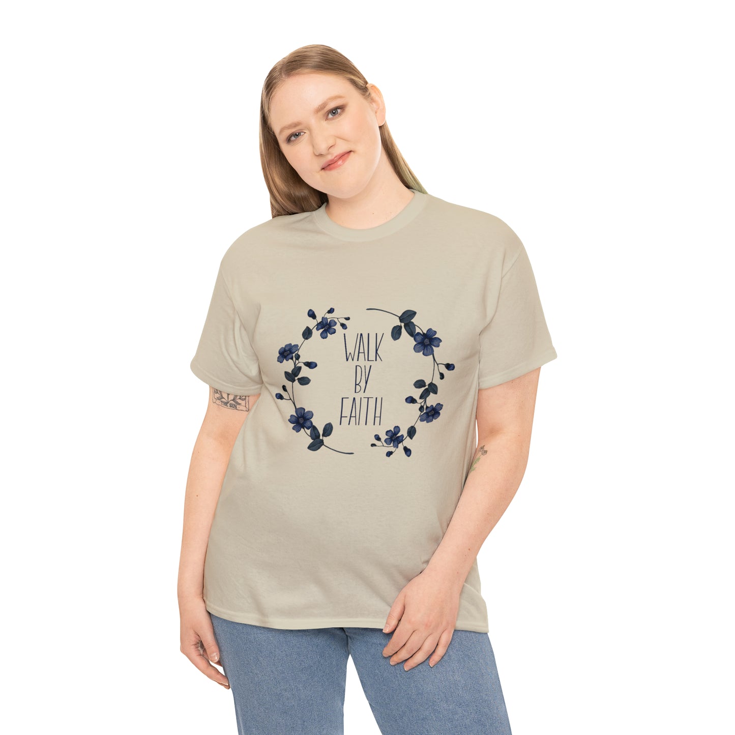 Walk by FAITH Unisex Heavy Cotton Tee