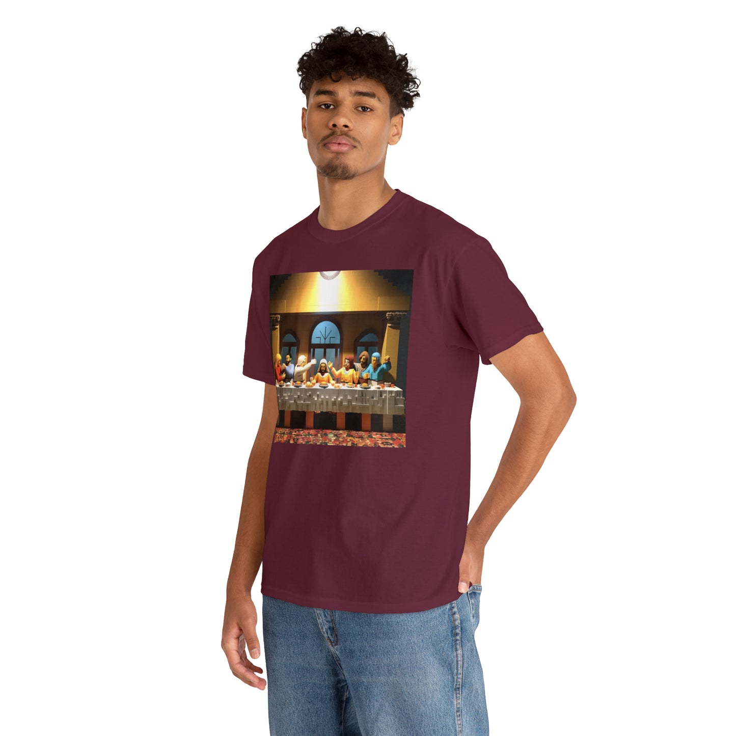 “The Last Supper” LEGO BOX SET -  Unisex Heavy Cotton Tee