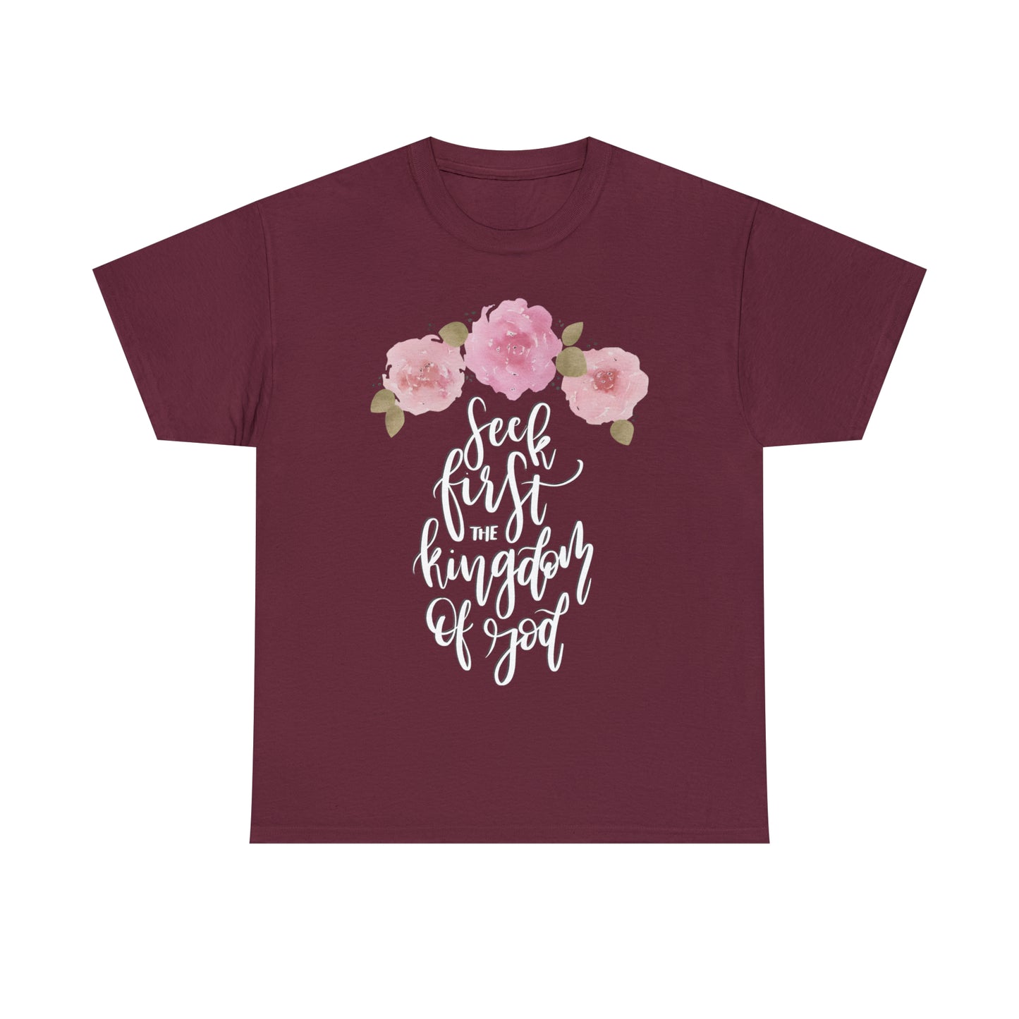 Seek First the Kingdom of God Unisex Heavy Cotton Tee