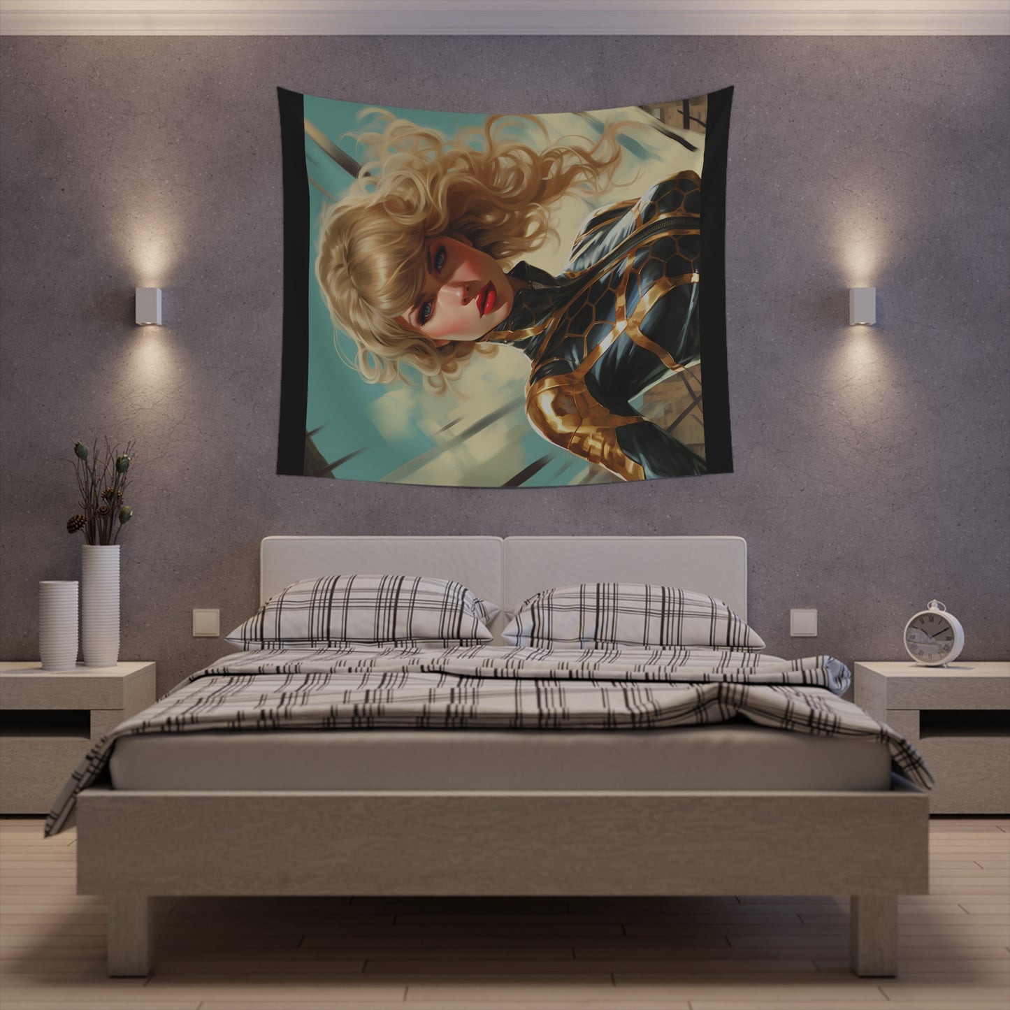 Anime Taylor Swift 3- Printed Wall Tapestry