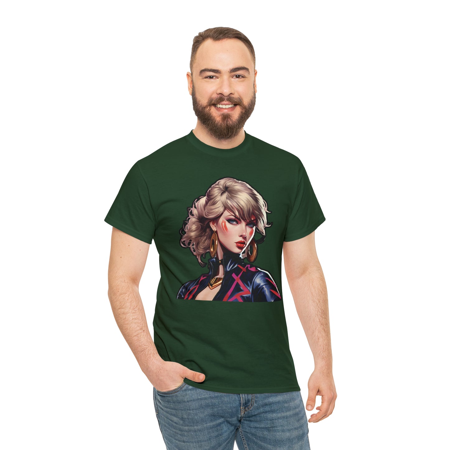 Anime Taylor Swift 2- Unisex Heavy Cotton Tee