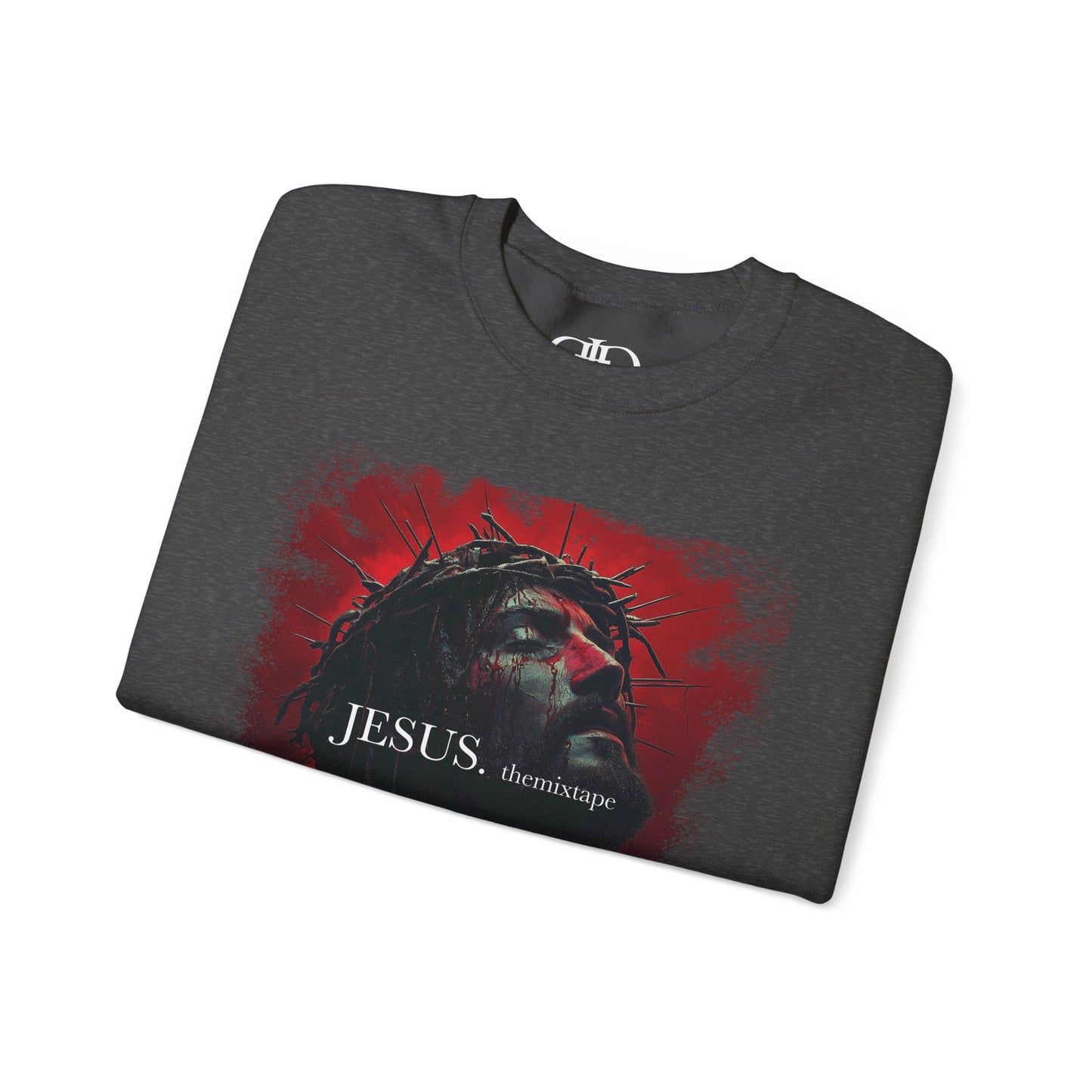 JESUS. themixtape” Crewneck Sweatshirt — Disciple Dad Official Faith Streetwear