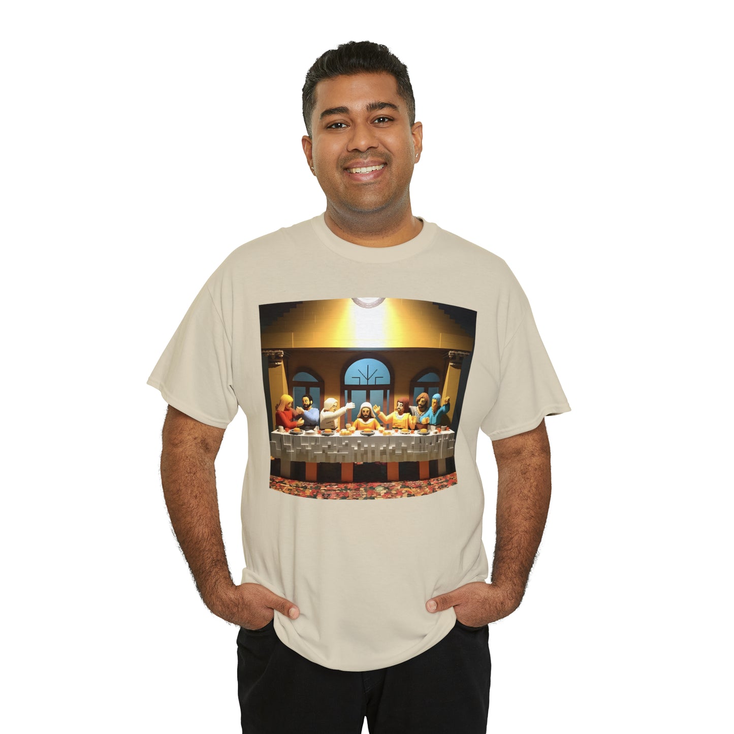 “The Last Supper” LEGO BOX SET -  Unisex Heavy Cotton Tee