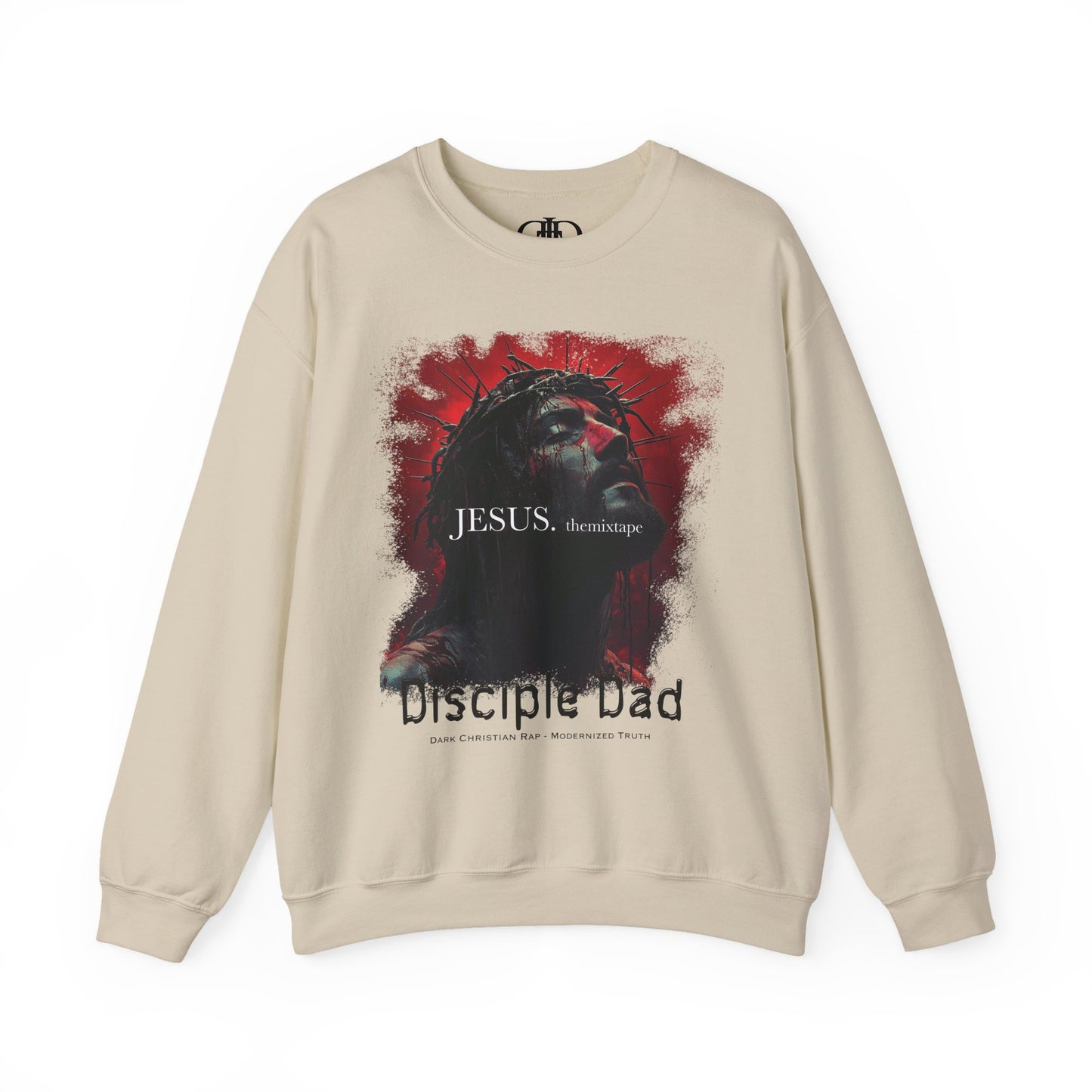 JESUS. themixtape” Crewneck Sweatshirt — Disciple Dad Official Faith Streetwear