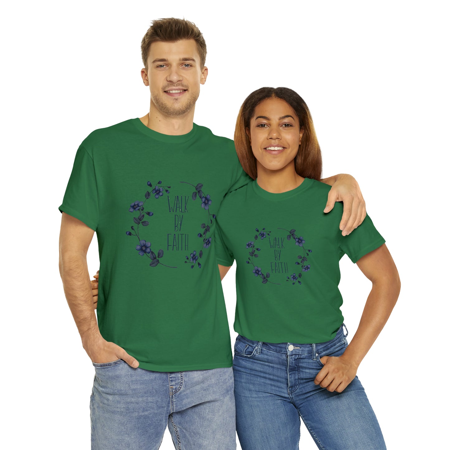 Walk by FAITH Unisex Heavy Cotton Tee